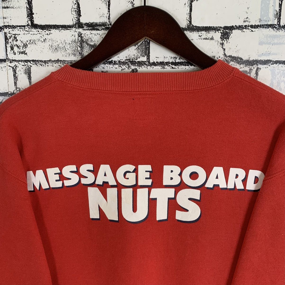 Other Vintage Message Board Nuts Sweatshirt Size US M / EU 48-50 / 2 - 7 Thumbnail