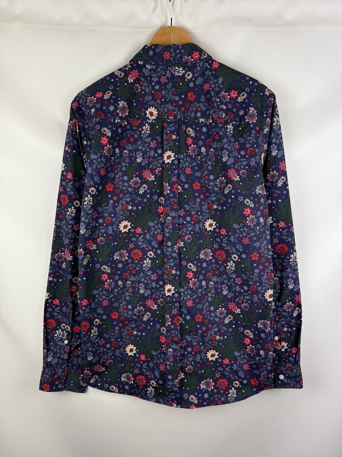 Pretty Green Pretty Green Floral Pattern Long Sleeve Button Up Shirt Size US S / EU 44-46 / 1 - 16 Thumbnail