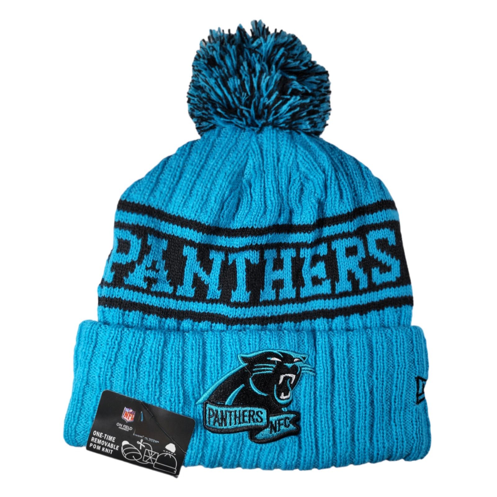 Other NWT Carolina Panthers Sports Knit Pom Beanie Fleece Lined Size ONE SIZE - 3 Thumbnail