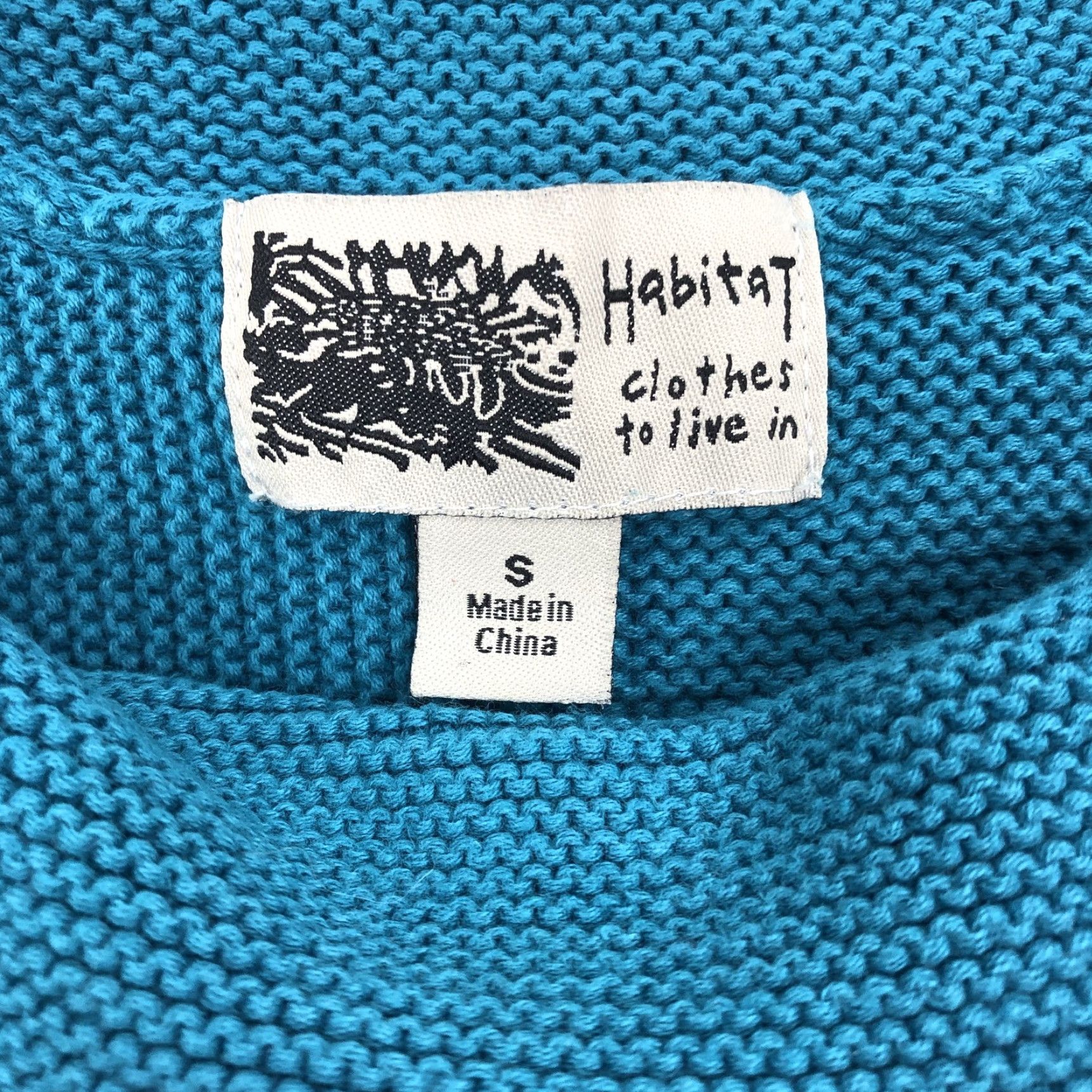 Habitat Habitat clothes to live in Women’s Teal Knit Cowl Neck Tunic Sweater Size S Size S / US 4 / IT 40 - 3 Thumbnail