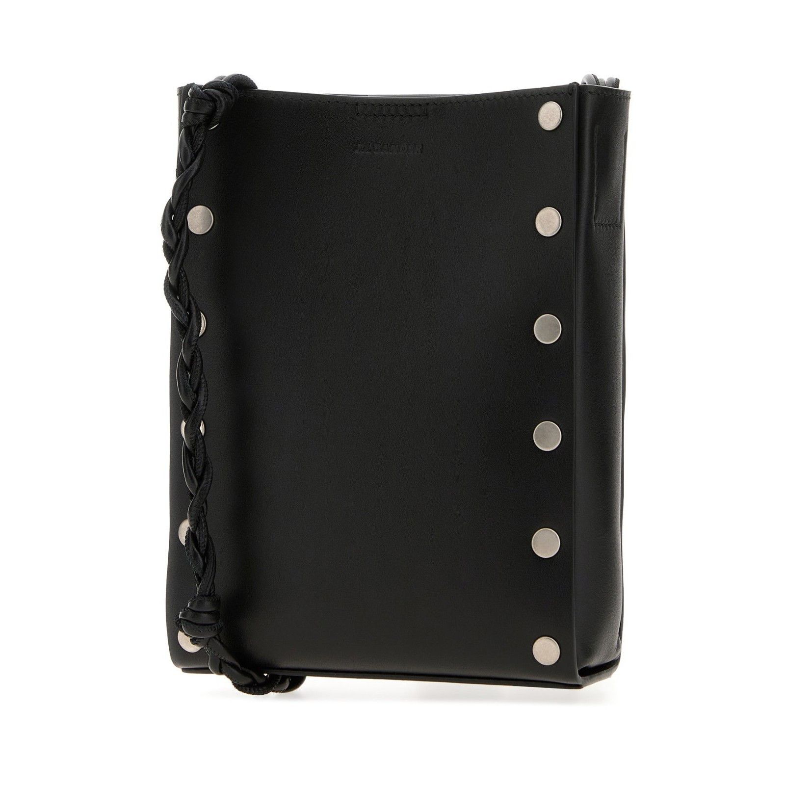 Jil Sander JIL SANDER Tangle Stud Black Leather Shoulder Bag New Size ONE SIZE - 2 Thumbnail