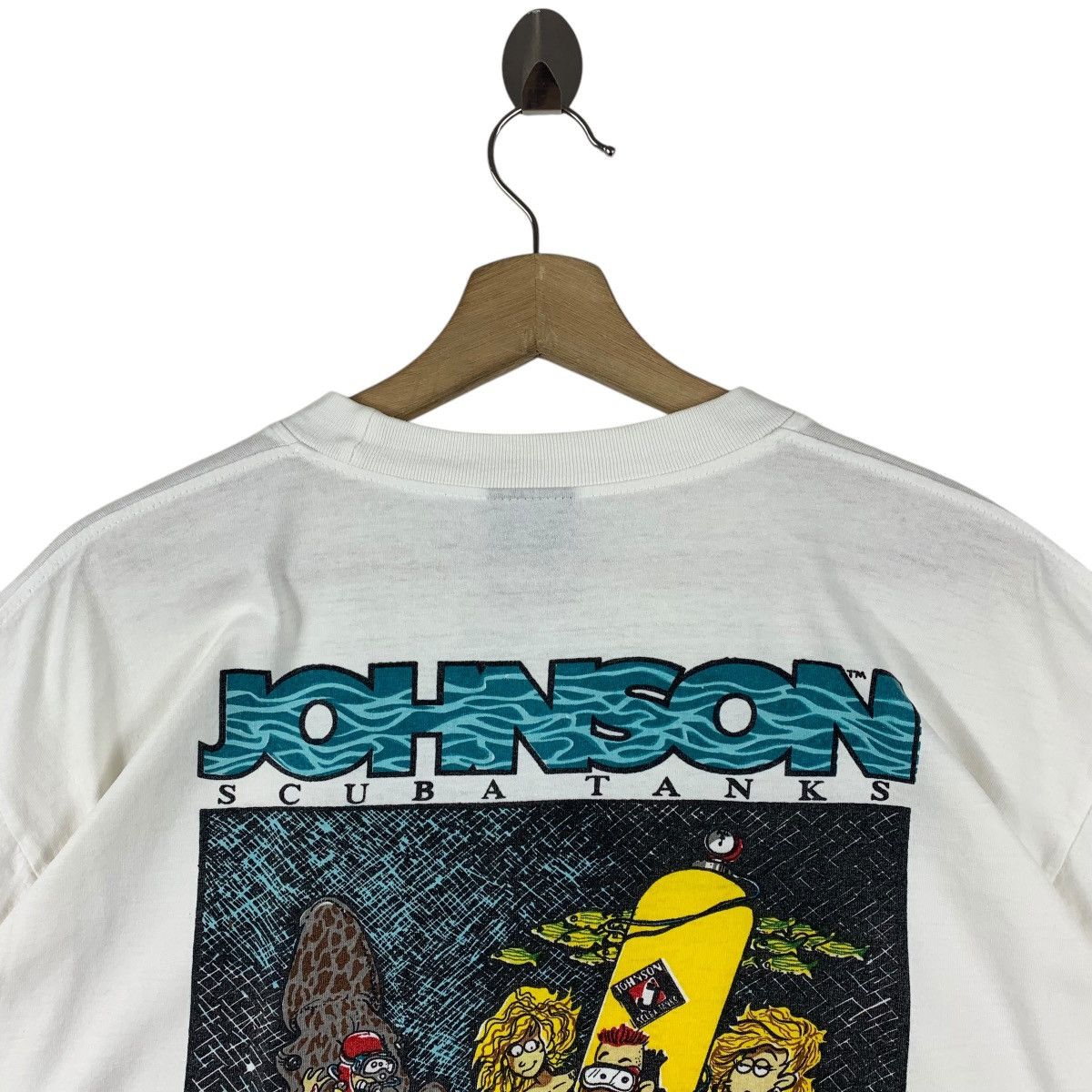Vintage Vintage BIG JOHNSON Scuba surfing tee Size US L / EU 52-54 / 3 - 9 Thumbnail