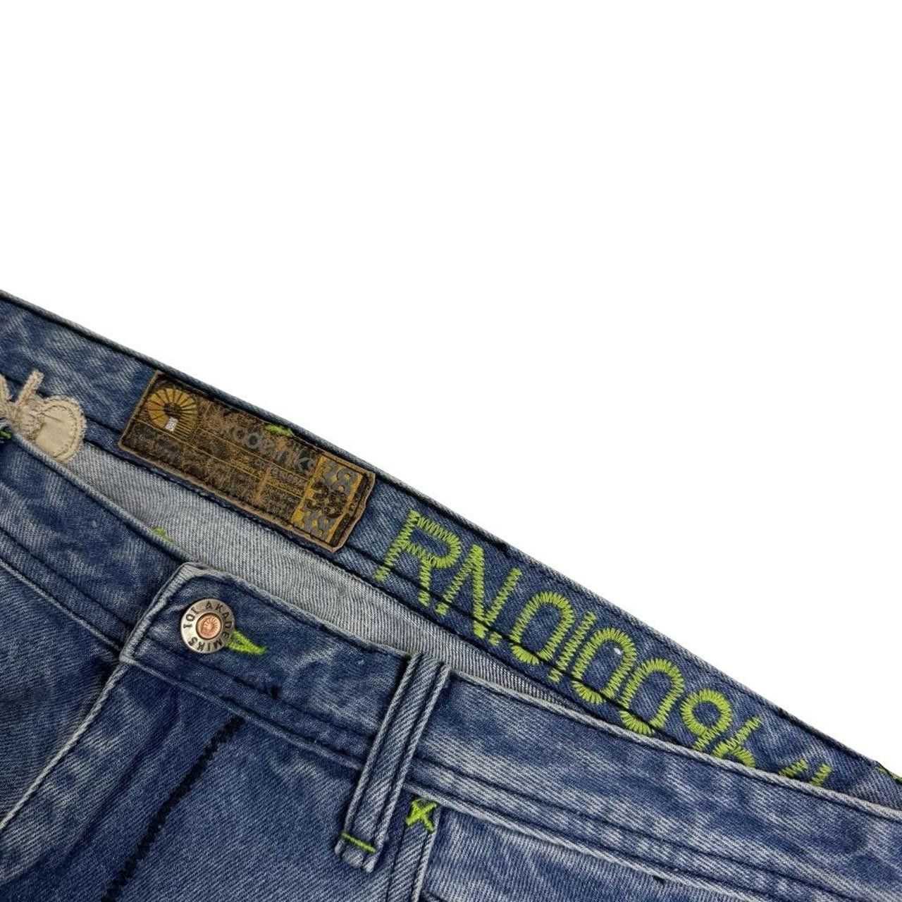 Akademiks Vintage Akademiks Embroidered Baggy Denim Jeans - Waist: 38 Size US 38 / EU 54 - 8 Thumbnail
