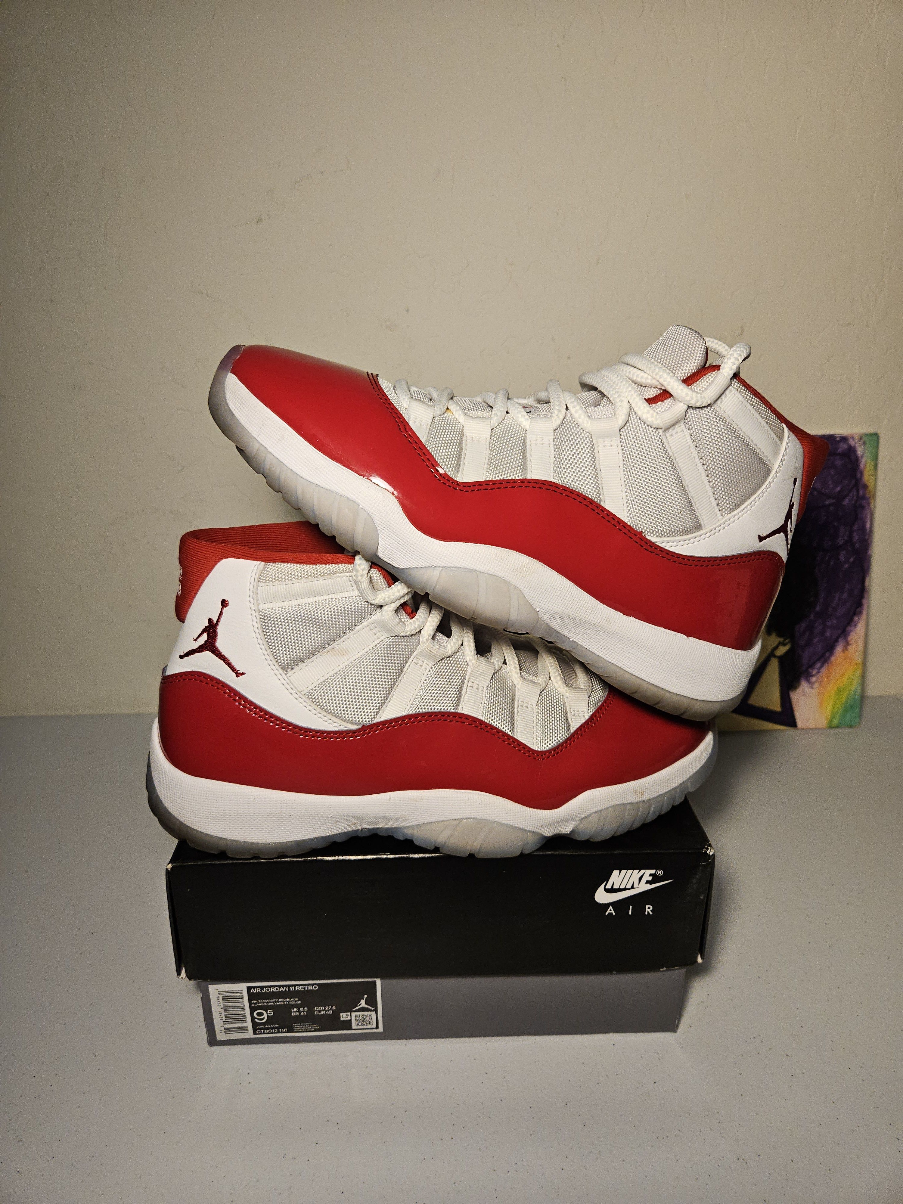 Jordan Brand Size 9.5 - Cherry Jordan 11's Size US 9.5 / EU 42-43 - 1 Thumbnail