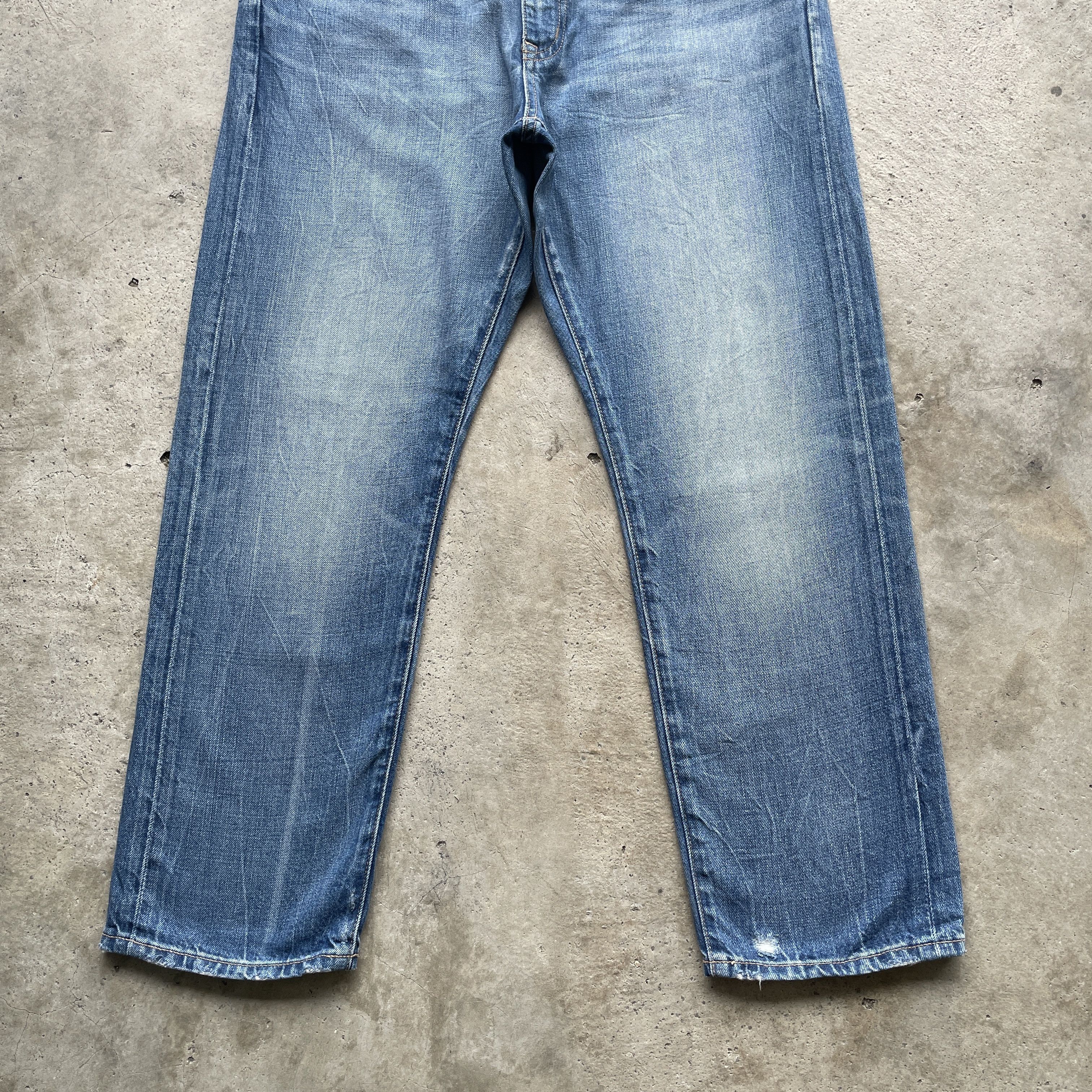 Japanese Brand VINTAGE JAPANESE JEANS FADED DENIM WASH PANTS W34x27.5 Size US 34 / EU 50 - 4 Thumbnail