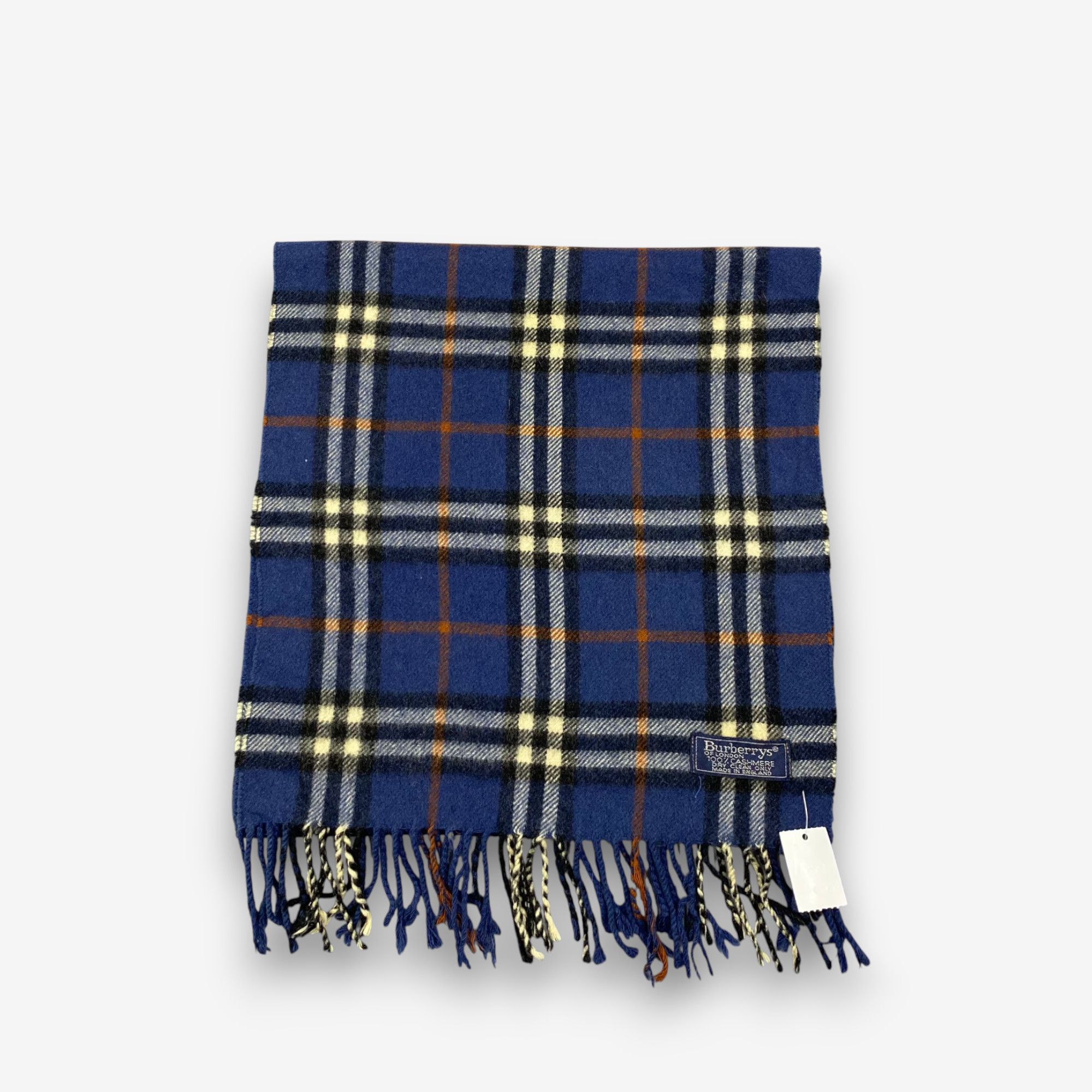 Burberry Vintage Burberry Scarf Muffler Wool Cashmere Scarves Size ONE SIZE - 2 Thumbnail