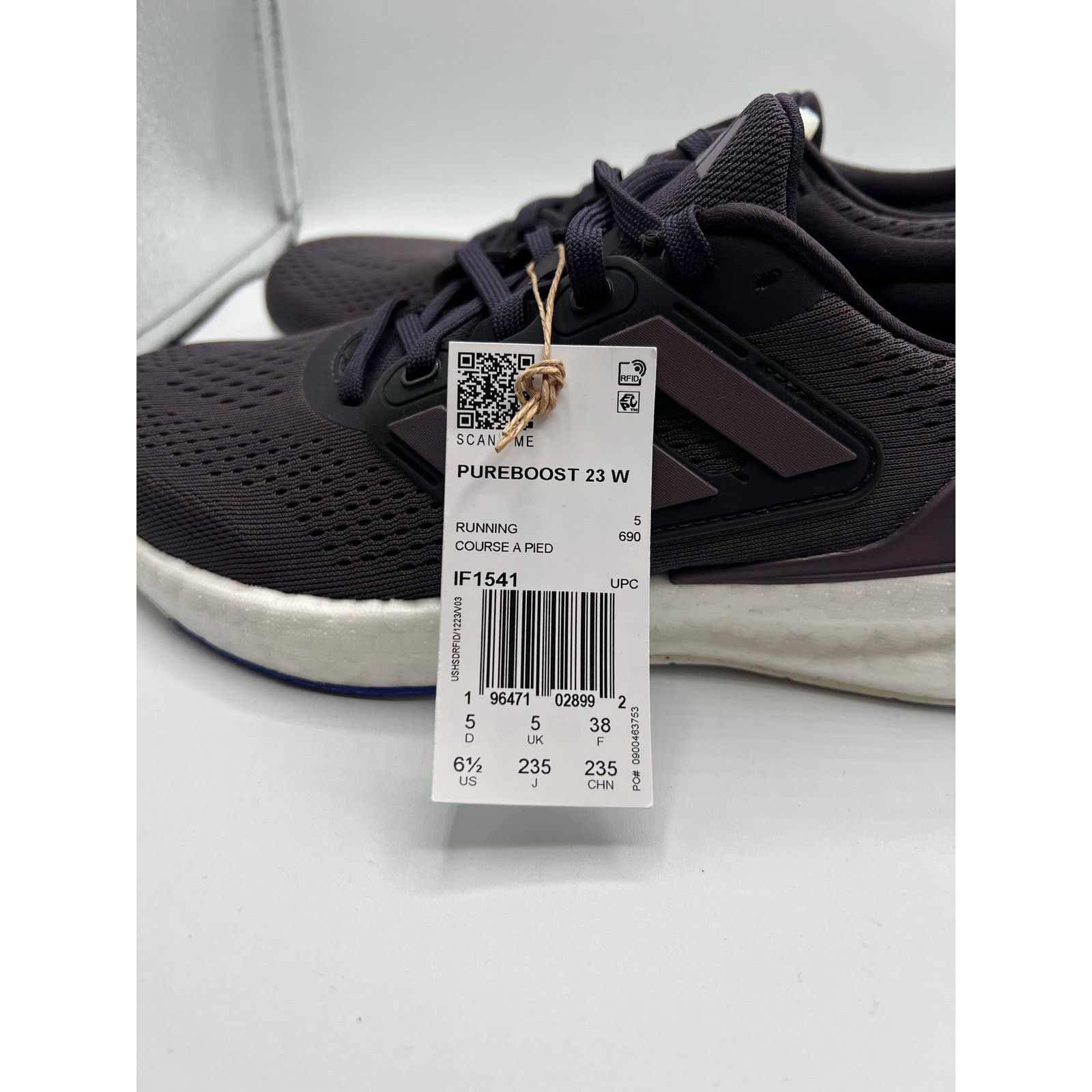 Adidas Adidas Pureboost 23 “Aurora Black” size 6.5 women’s Size US 6.5 / IT 36.5 - 8 Thumbnail