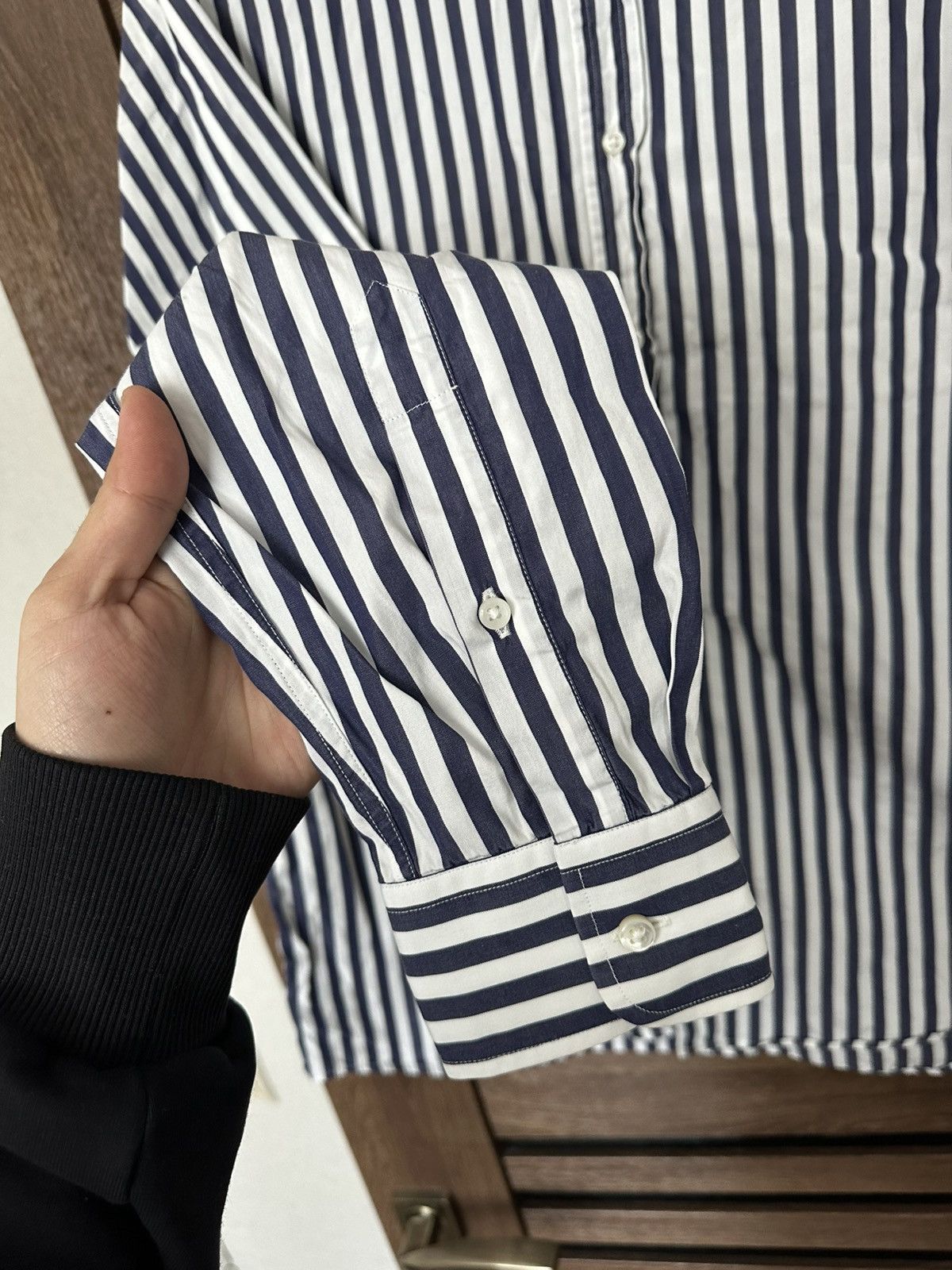 Ralph Lauren Purple Label Polo Ralph Lauren Purple Label Shirt Button Up L/S Striped Size US L / EU 52-54 / 3 - 8 Thumbnail