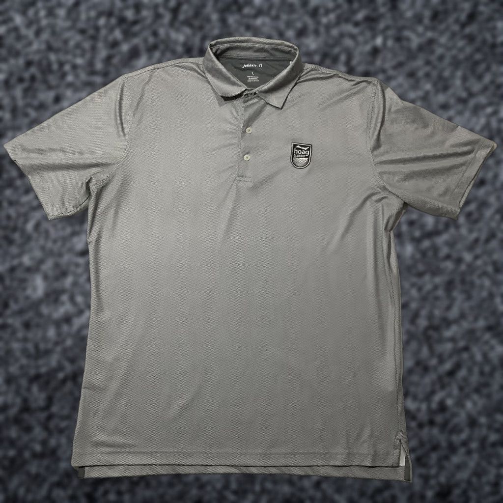 johnnie-O Johnnie-O Polo Shirt Mens L Gray Hoag Classic Golf Performance Stretch Polo Shirt Mens L Gray Polka Dot Conference Embroidered Logo Size US L / EU 52-54 / 3 - 1 Thumbnail