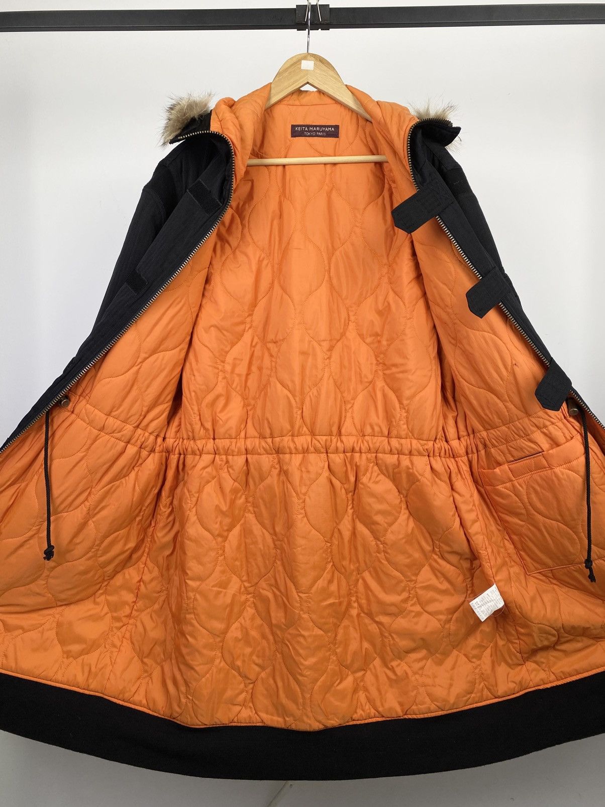 Japanese Brand 1990’s Keita Maruyama Snorkel Hoodie Quilted Bomber Parka Size US M / EU 48-50 / 2 - 11 Thumbnail