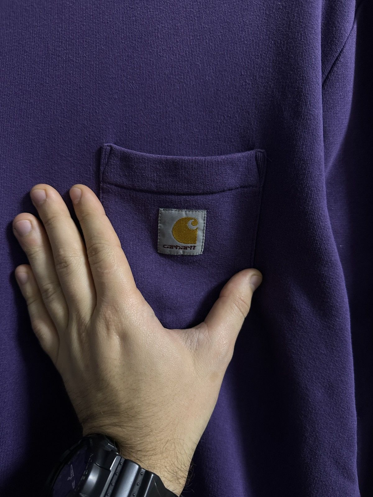 Carhartt Rare Vintage Sweatshirt Carhartt Pocket Patch Program Size US M / EU 48-50 / 2 - 2 Thumbnail
