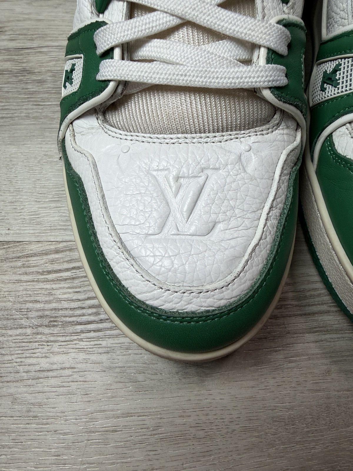 Louis Vuitton Louis Vuiton Trainer Green Size US 6 / EU 39 - 4 Thumbnail