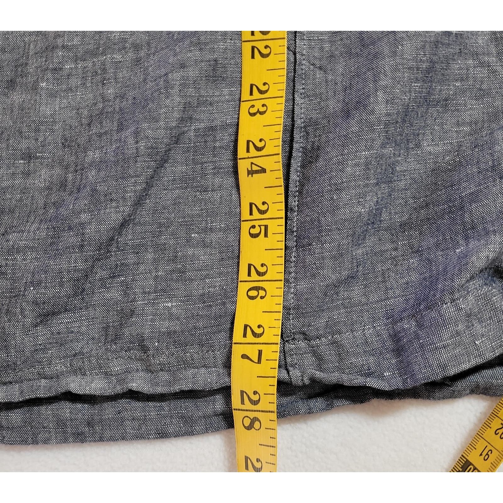 Other Cafe Luna Mens Casual Button Front Shirt XL Linen Blend Size US XL / EU 56 / 4 - 4 Thumbnail