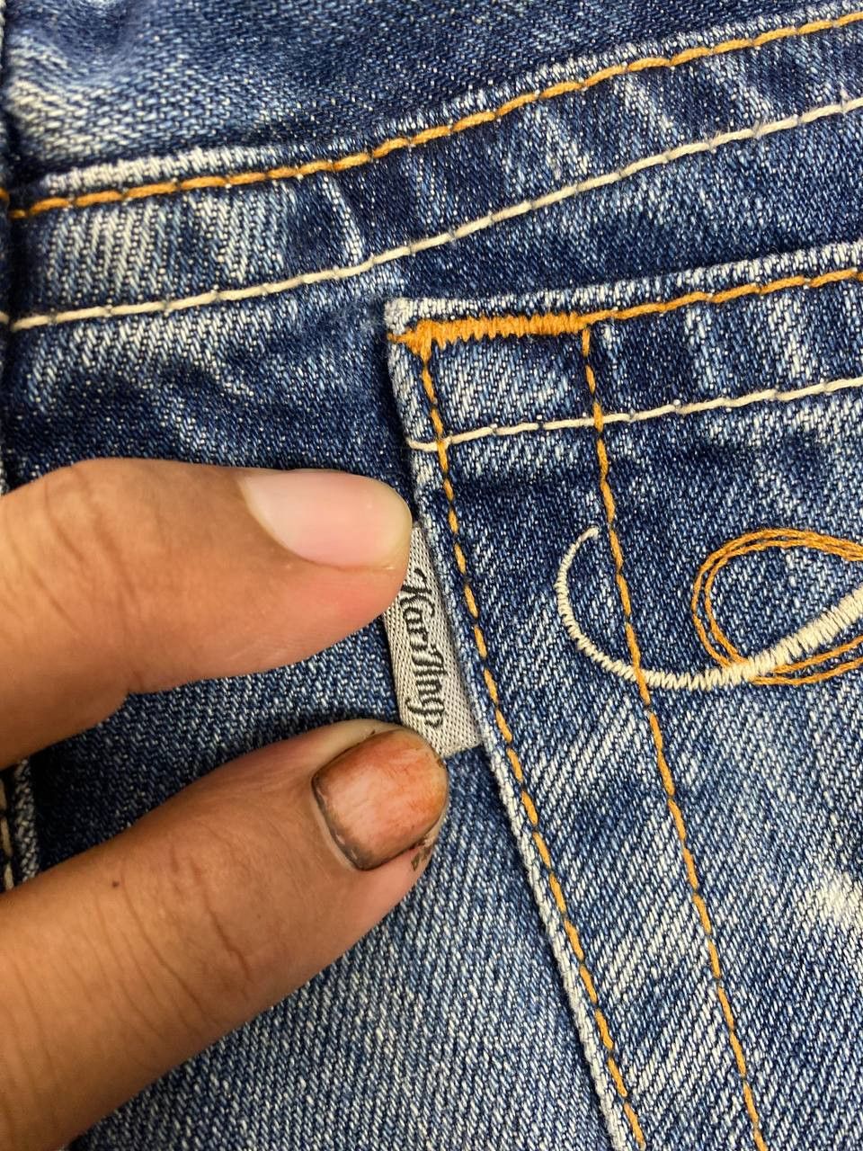 Japanese Brand vintage kari ang jeans bootcut flare denim Size 32" / US 10 / IT 46 - 5 Thumbnail