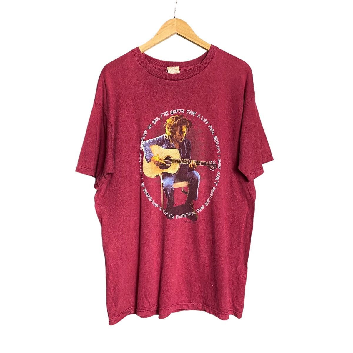 Band Tees × Vintage Vintage 90s Bob Marley Tee Size US XL / EU 56 / 4 - 1 Thumbnail