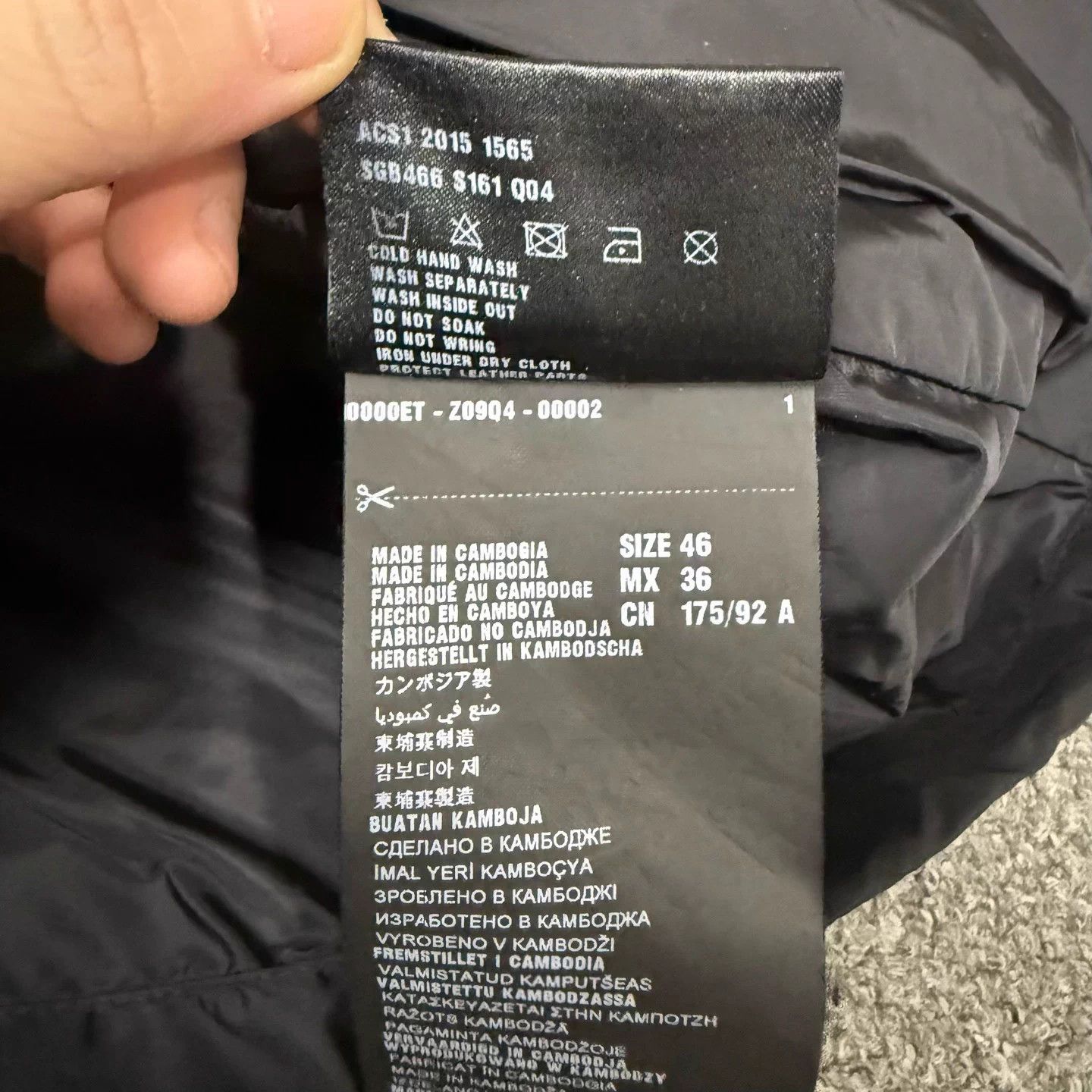 Prada Prada black gray colorblocked triangle logo nylon jkt 46 Size XL / US 12-14 / IT 48-50 - 5 Thumbnail