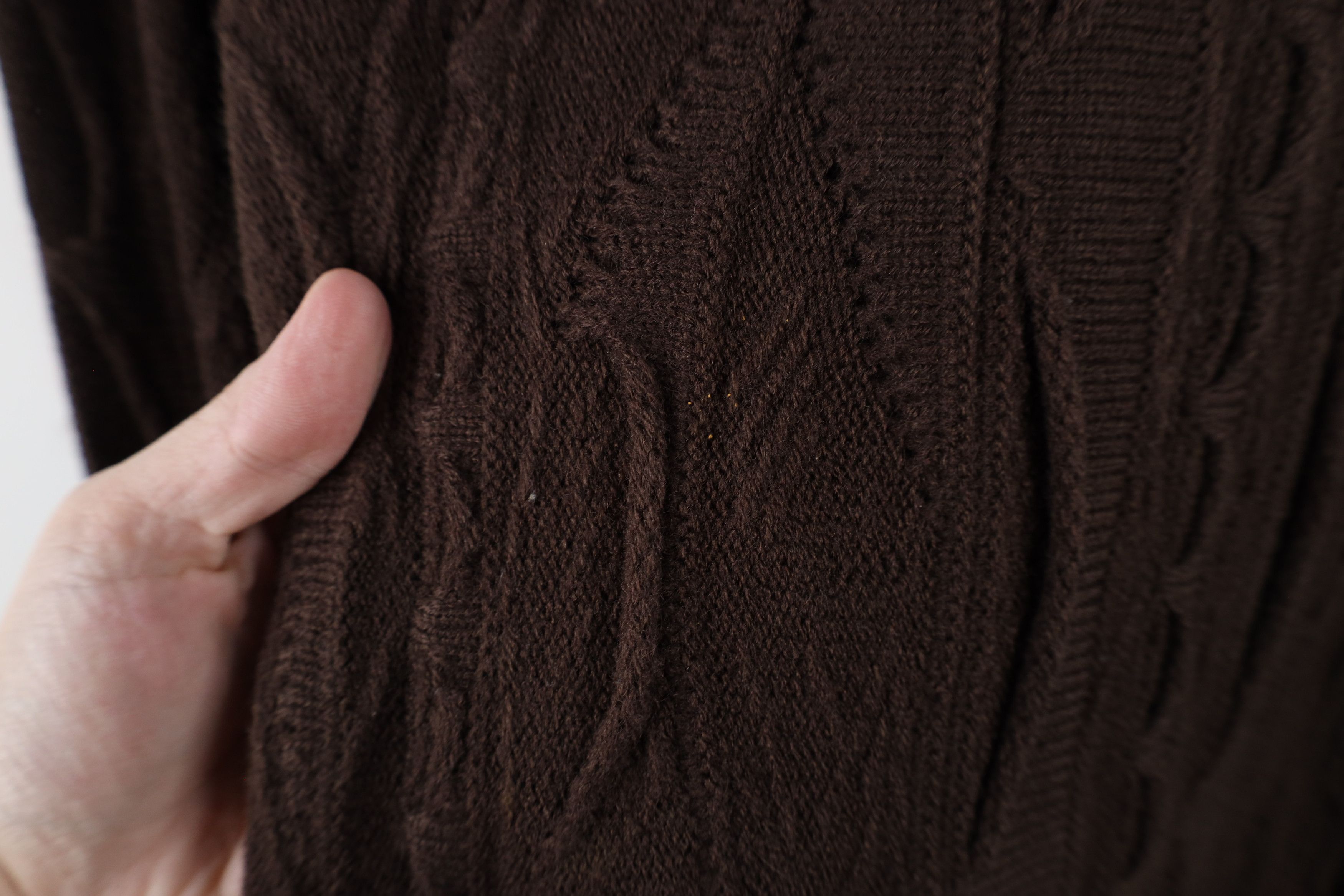 Vintage Vintage 90s Coogi Style Smalls Knit Crewneck Sweater Brown Size US L / EU 52-54 / 3 - 6 Thumbnail