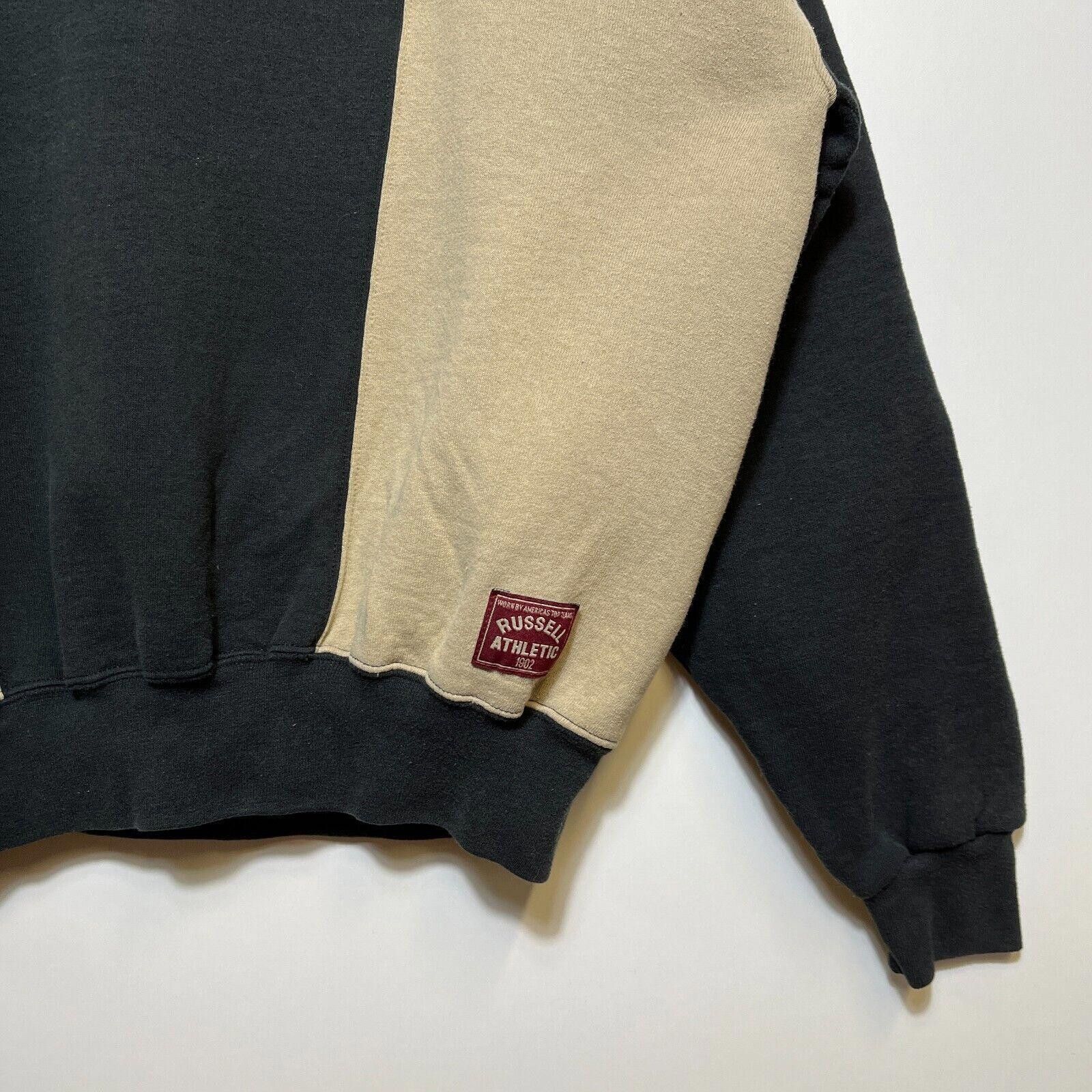 Russell Athletic × Vintage Vintage 90s Russel Athletic Two Tone Sweatshirt XL Size US XL / EU 56 / 4 - 5 Thumbnail