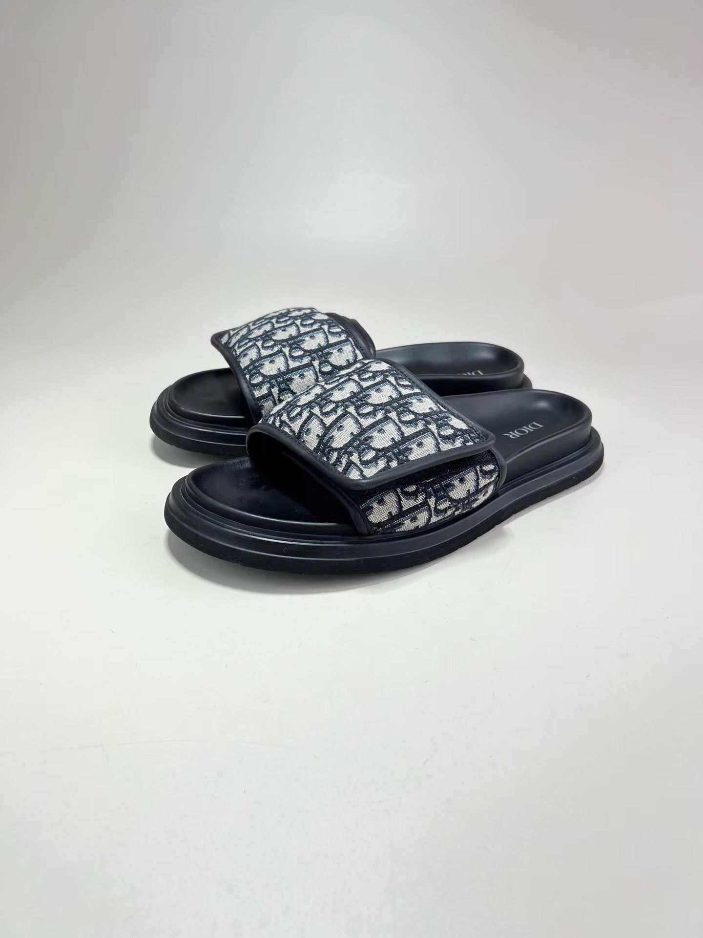 Dior DIOR AQUA Monogram Velcro Slide Sandals Size US 9 / EU 42 - 1 Thumbnail