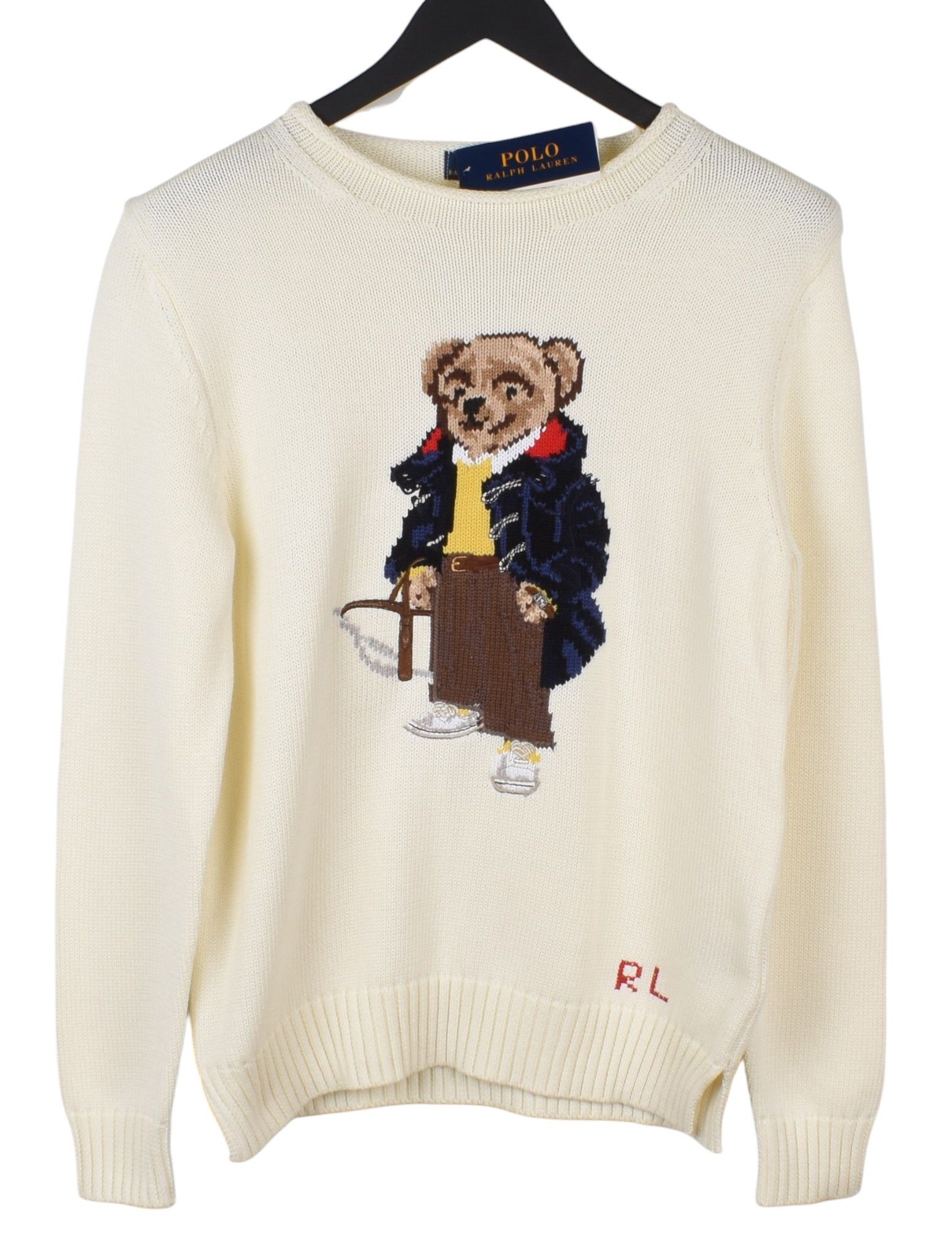 Polo Ralph Lauren New Polo Ralph Lauren Bear Women Cotton Sweater Sz M H5780-2 Size M / US 6-8 / IT 42-44 - 1 Thumbnail