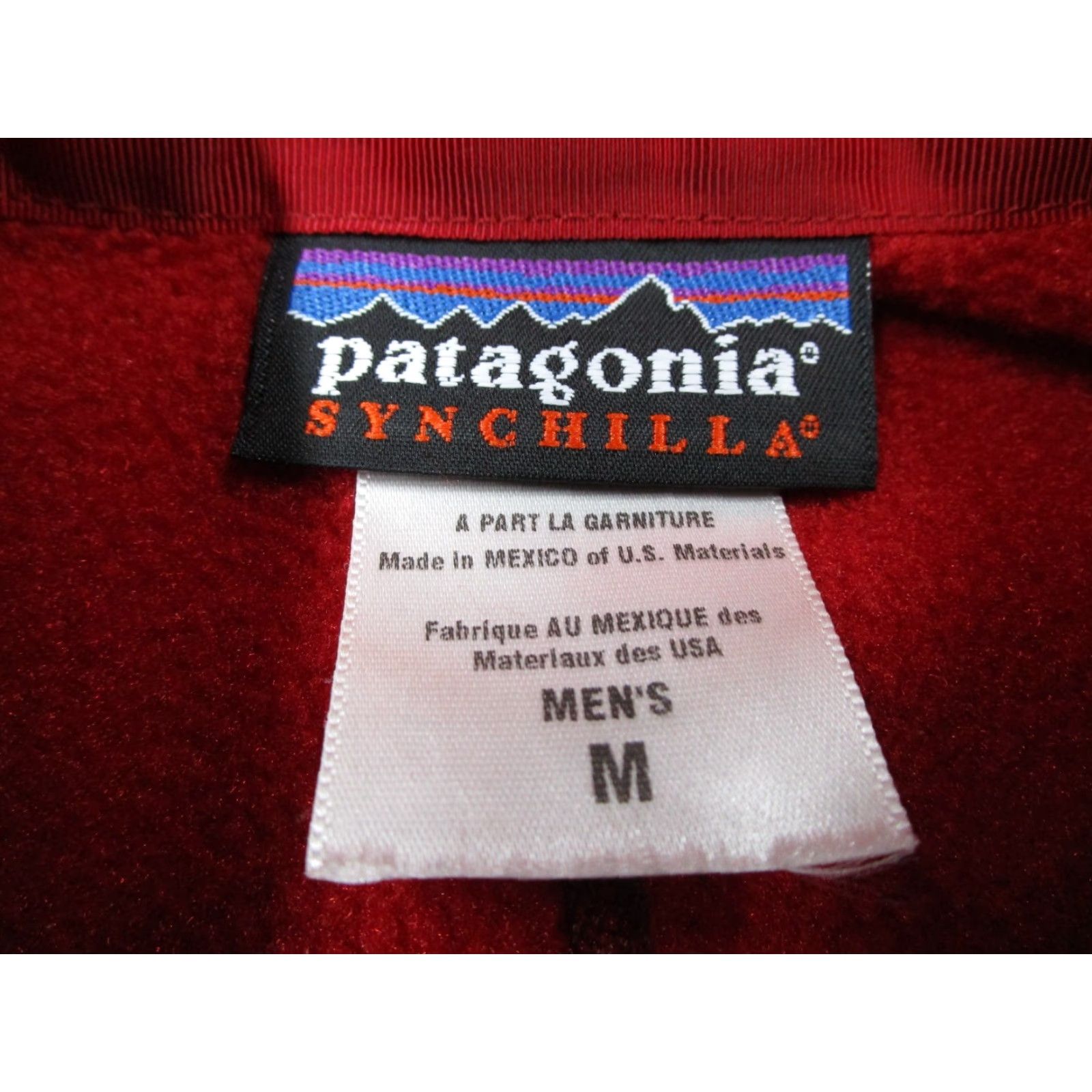 Patagonia Patagonia Jacket Mens Medium Red El Cap Synchilla Full Zip Rose Bowl Pasadena Size US M / EU 48-50 / 2 - 2 Thumbnail