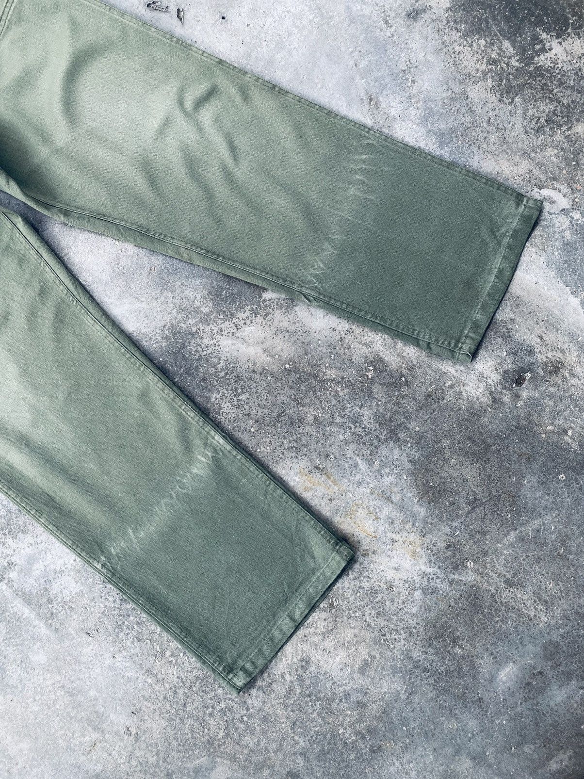 Vintage Vintage Army HBT Baker Pants Distressed Size US 32 / EU 48 - 4 Thumbnail