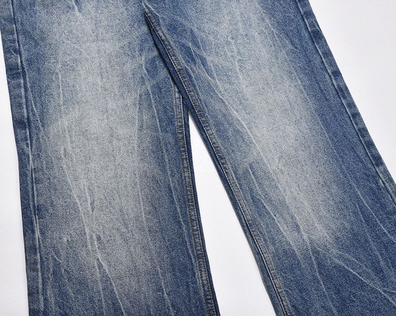 Vintage American high street style Vibe lightning blue jeans Size US 32 / EU 48 - 4 Thumbnail