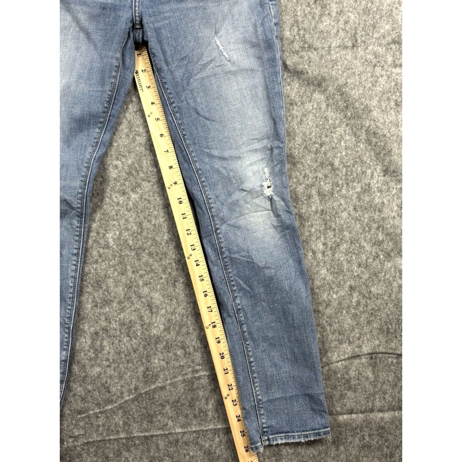 Lucky Brand Lucky Brand Womens Lolita Skinny Jeans Blue Light Wash Casual Stretch Size 4/27 Size 27" / US 4 / IT 40 - 6 Thumbnail