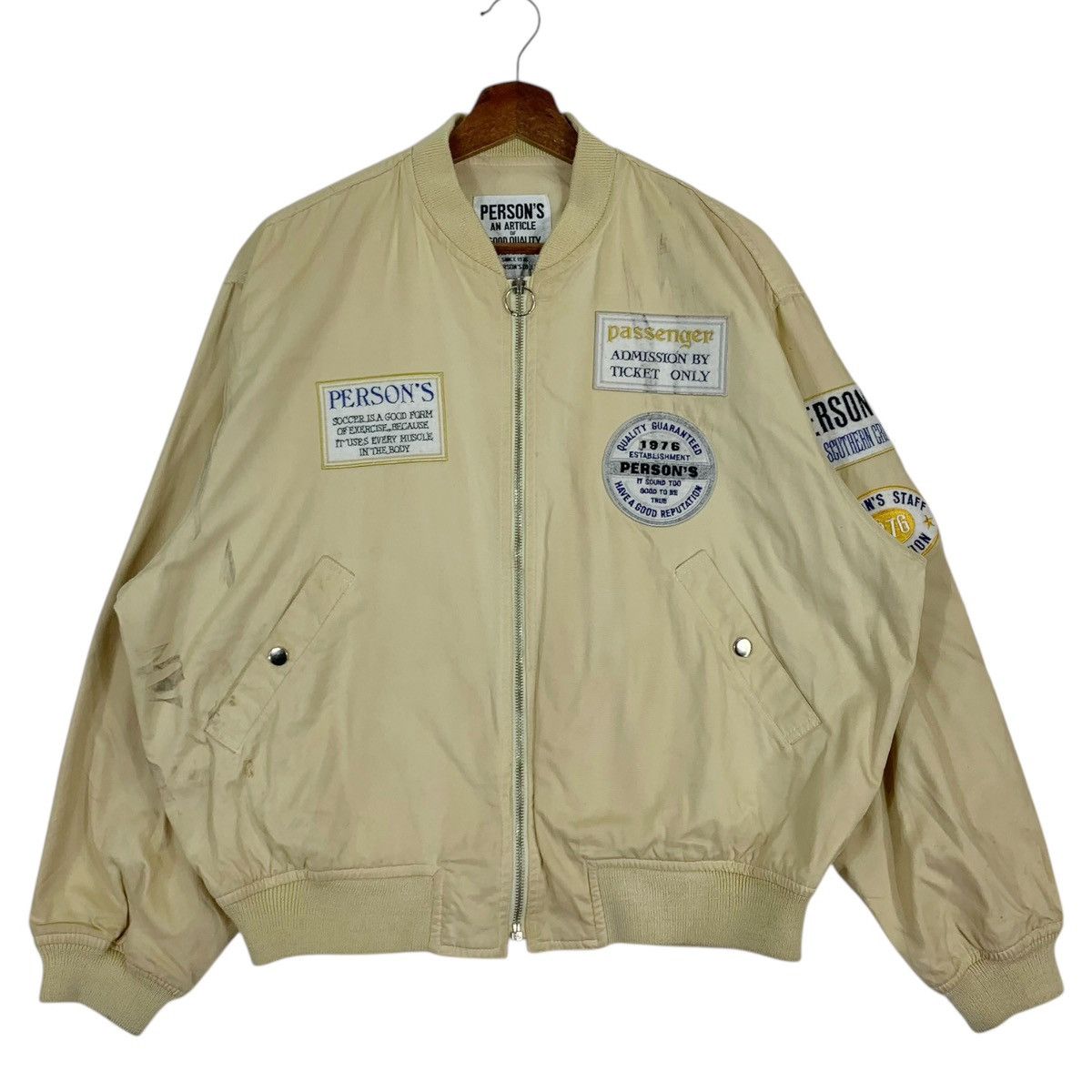 Vintage PERSON’S Staff Collection Bomber Jacket