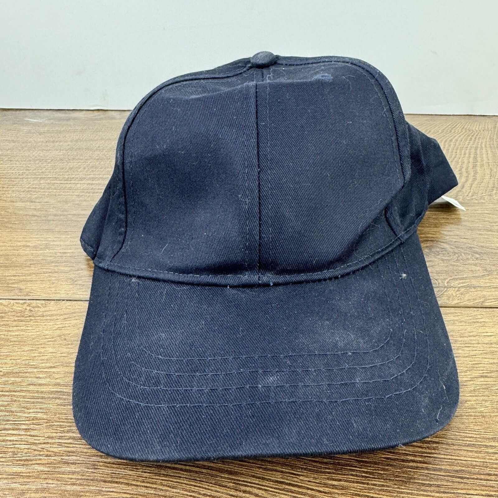 Other Plain Black Hat Adjustable Adult Size Hat Cap Baseball Hat Size ONE SIZE - 1 Thumbnail