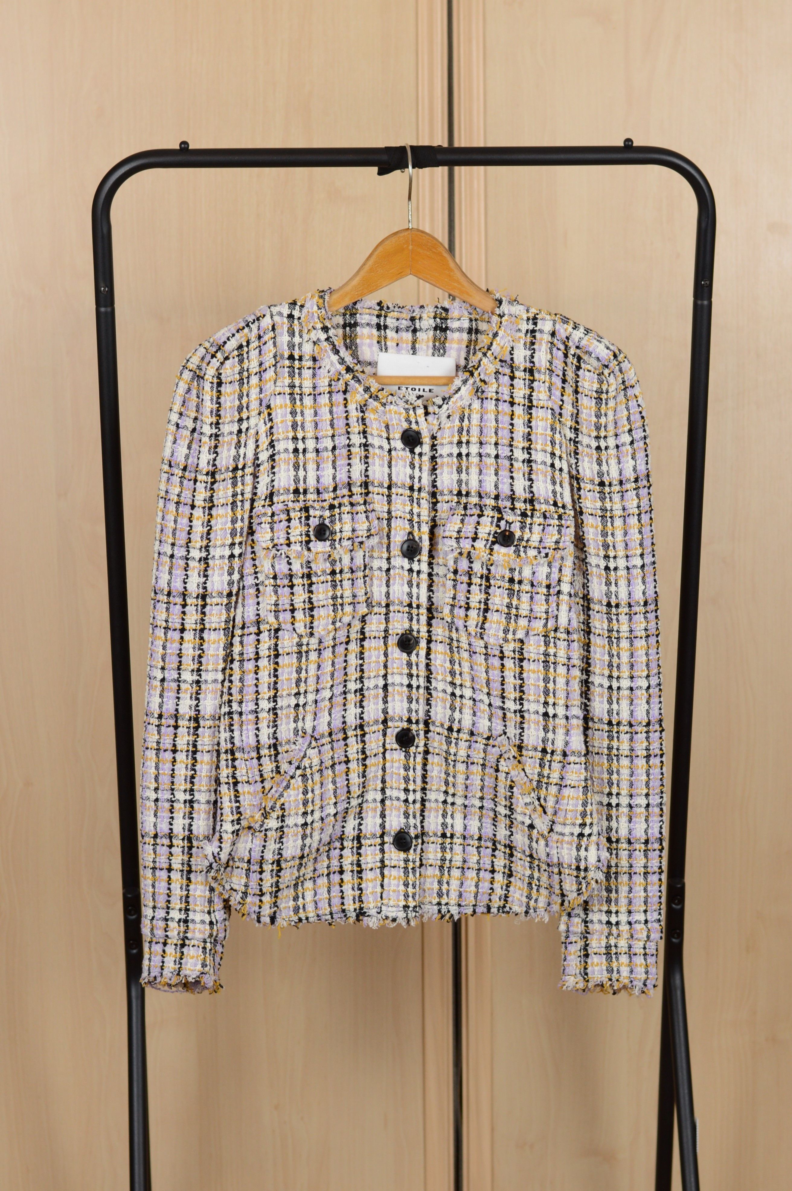 Isabel Marant Etoile Isabel MARANT ETOILE Plaid Tweed Nelly Blazer Jacket Size M / US 6-8 / IT 42-44 - 2 Thumbnail