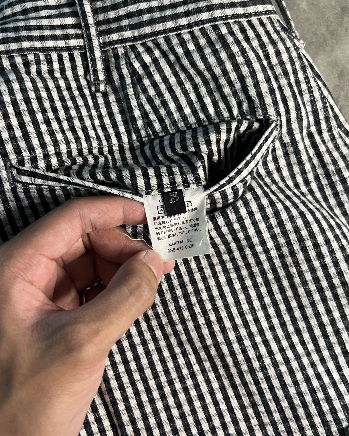 Kapital Kapital Checkered Cargo Pants Size US 32 / EU 48 - 8 Thumbnail