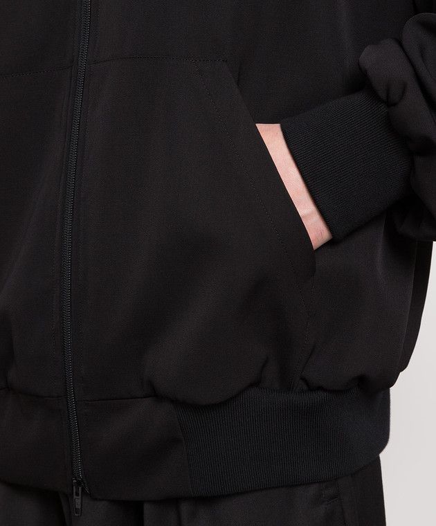 Balenciaga o1mt1gz0924 Zip-Up Hoodie in Black Size US M / EU 48-50 / 2 - 5 Thumbnail
