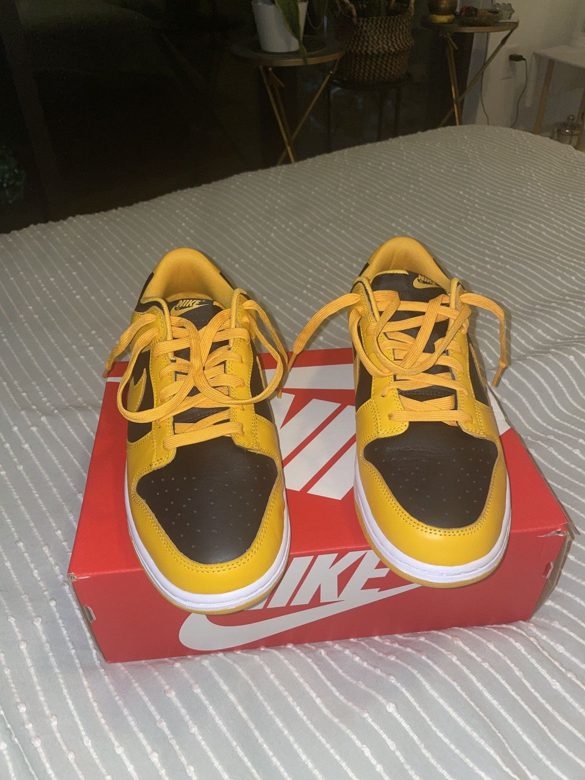 Nike Nike Dunk Low Retro ‘Goldenrod’ Size US 12 / EU 45 - 3 Thumbnail