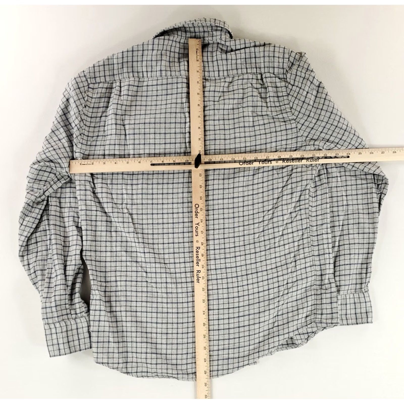 Faherty Faherty Shirt Button Down Lightweight Flannel Plaid Blue Long Sleeve Mens L Size US L / EU 52-54 / 3 - 6 Thumbnail