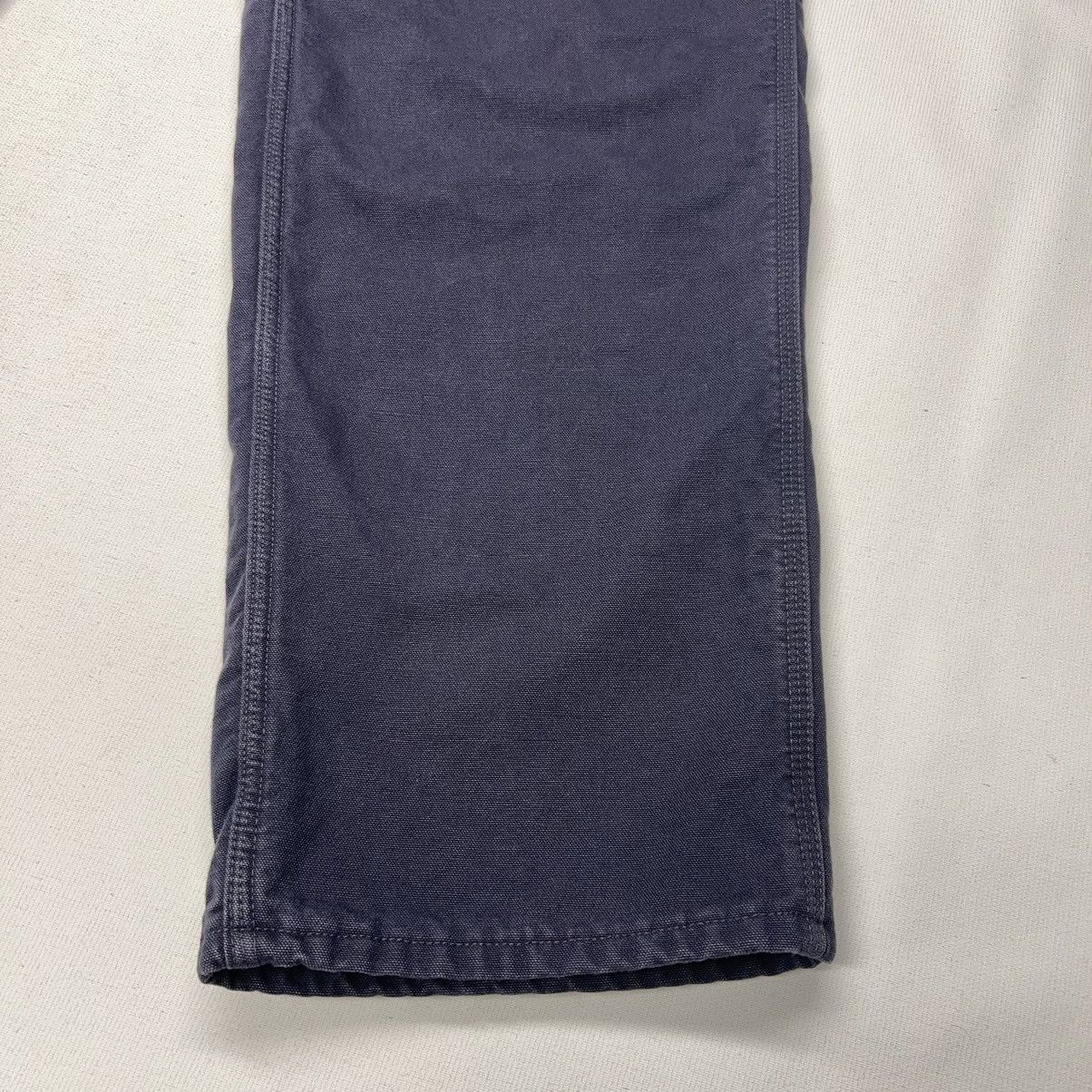 Carhartt × Vintage VTG Carhartt Pants Blue Flannel Lined Loose Fit Baggy Y2K Size US 38 / EU 54 - 2 Thumbnail