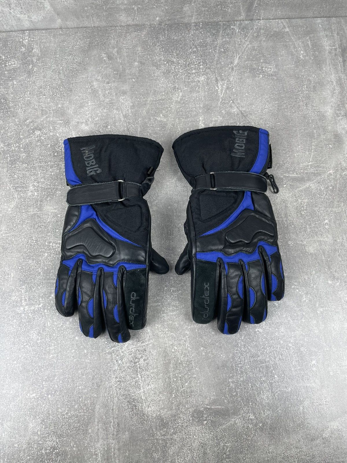 Genuine Leather × Vintage Awesome Vintage Racing Y2K Moto Biker Gloves Size ONE SIZE - 1 Thumbnail
