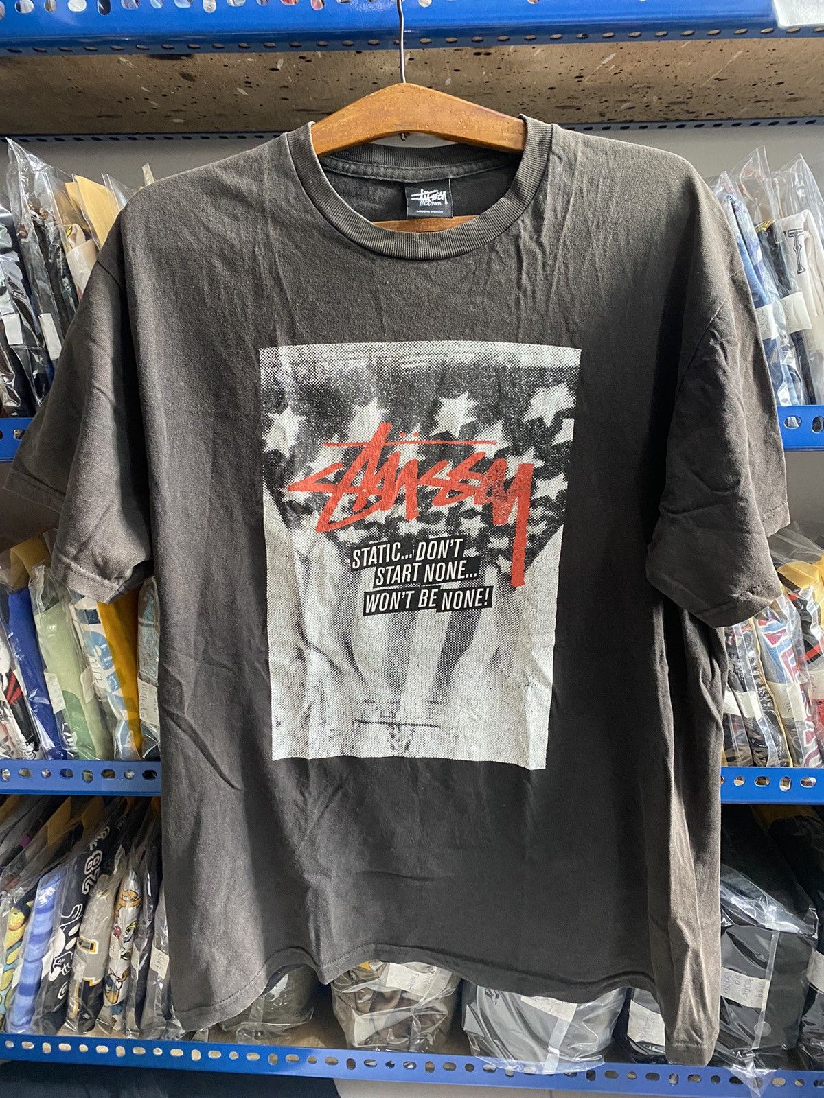 Stussy DISTRESSED STUSSY TSHIRT Size US M / EU 48-50 / 2 - 1 Thumbnail