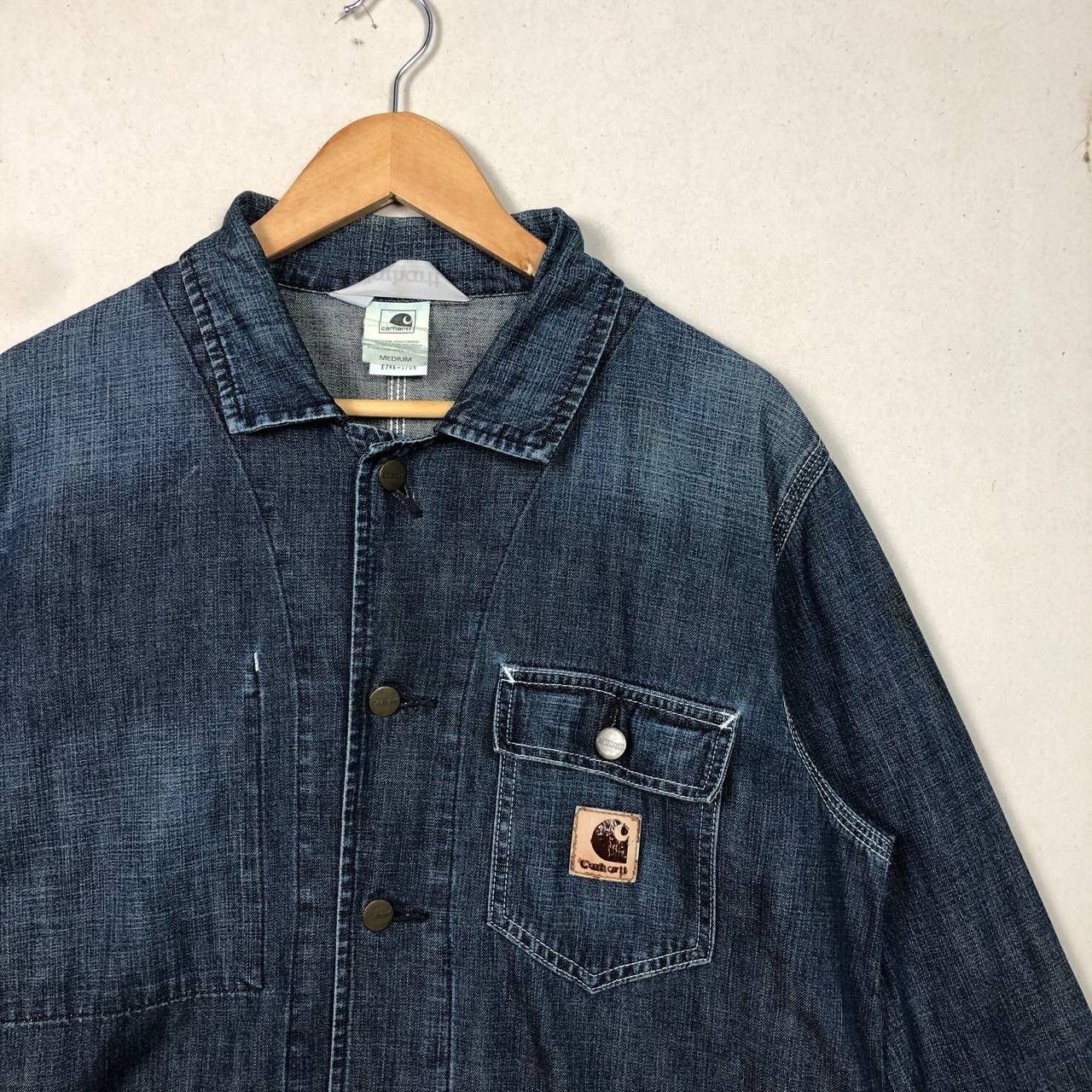 Carhartt Vintage 90s Carhatt Chore Work Denim Jacket Size US M / EU 48-50 / 2 - 4 Thumbnail