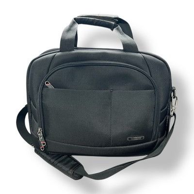 Samsonite Black Messenger Shoulder Bag Notebook, Men's