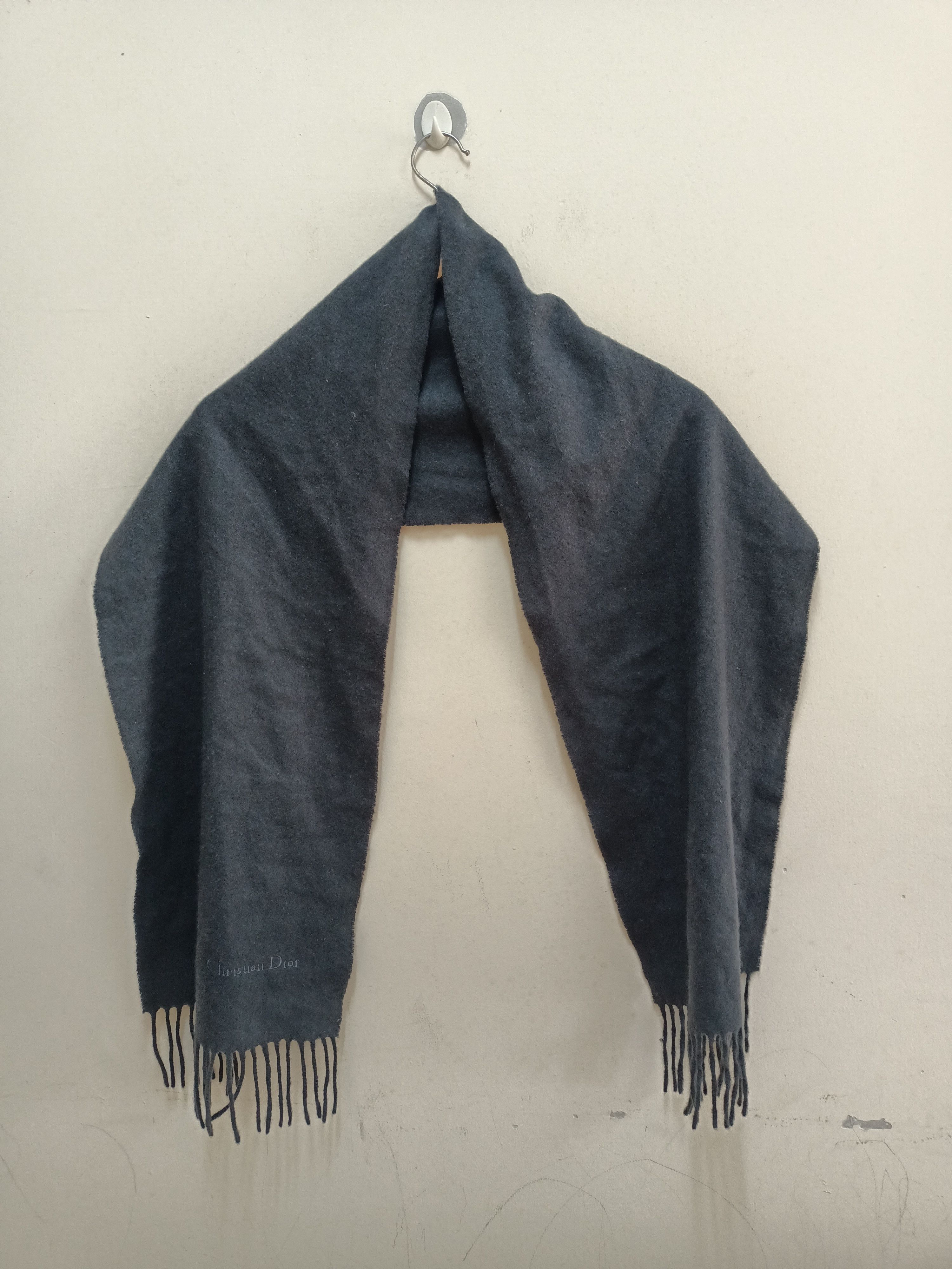 Christian Dior lambswool muffler