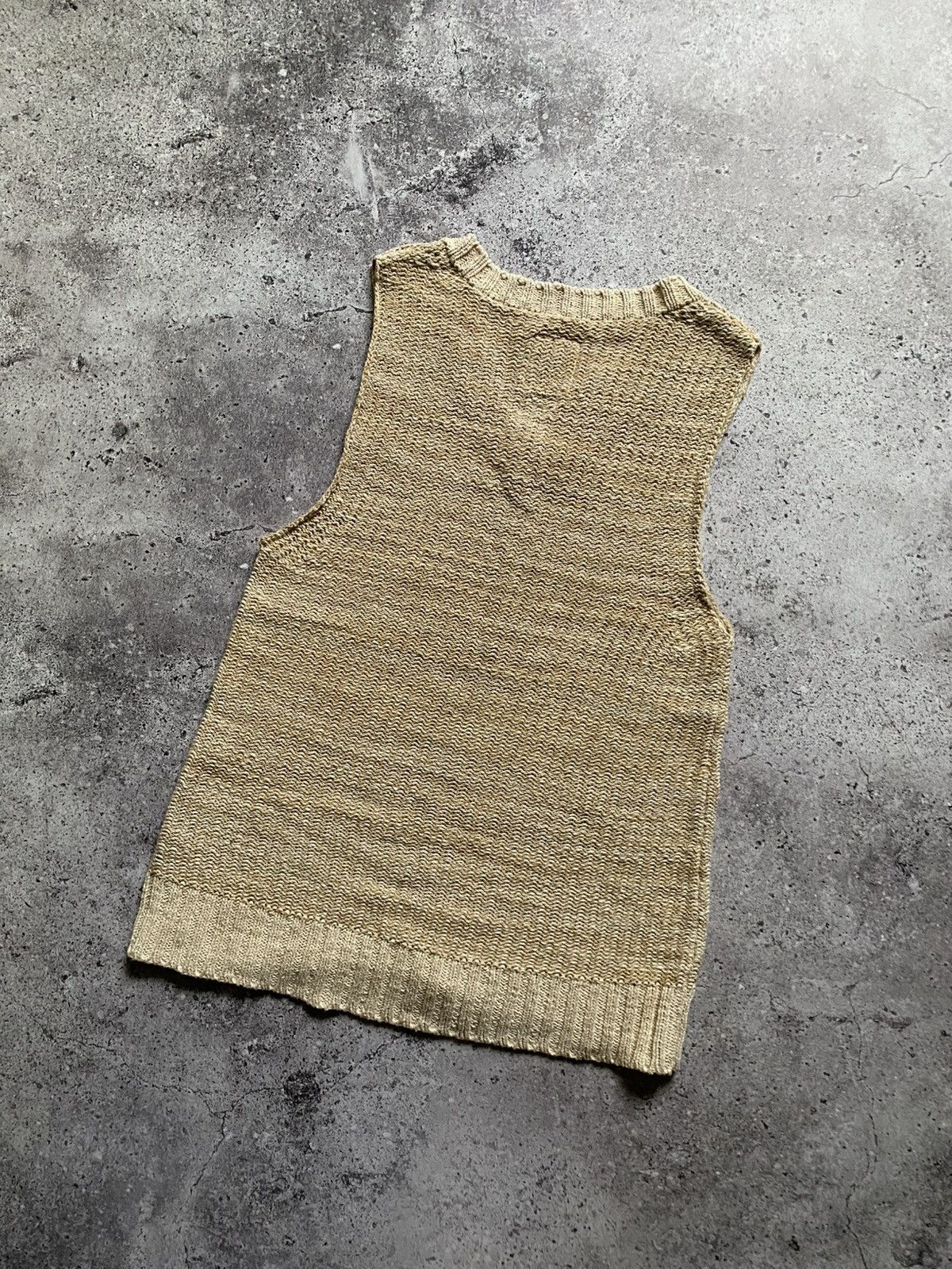 Visvim Visvim Silk Linen Mixed Knit Vest Size M / US 6-8 / IT 42-44 - 8 Thumbnail