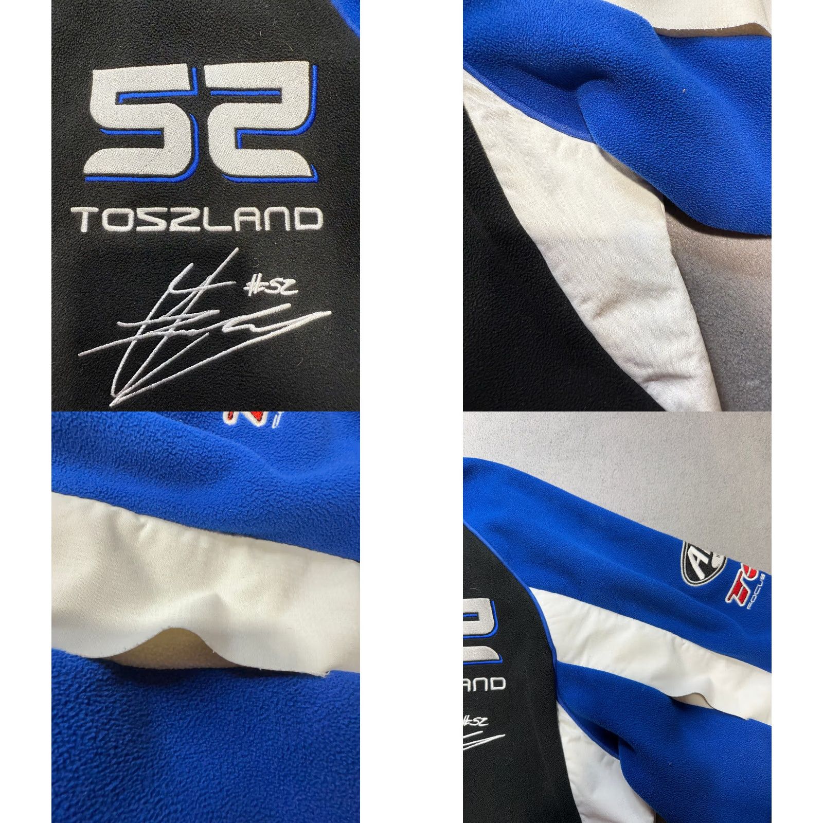 Vintage Toszland 52 Racing Fleece Black Zip Jacket mens XL Size XL Jacket Fleece Polyester Black Racing Size US XL / EU 56 / 4 - 8 Thumbnail