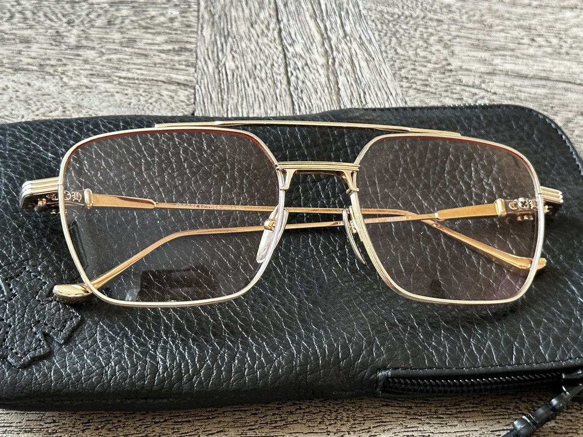 Chrome Hearts Chrome Hearts CH Magnum II Rose Gold Sunglasses O/S Size ONE SIZE - 3 Thumbnail