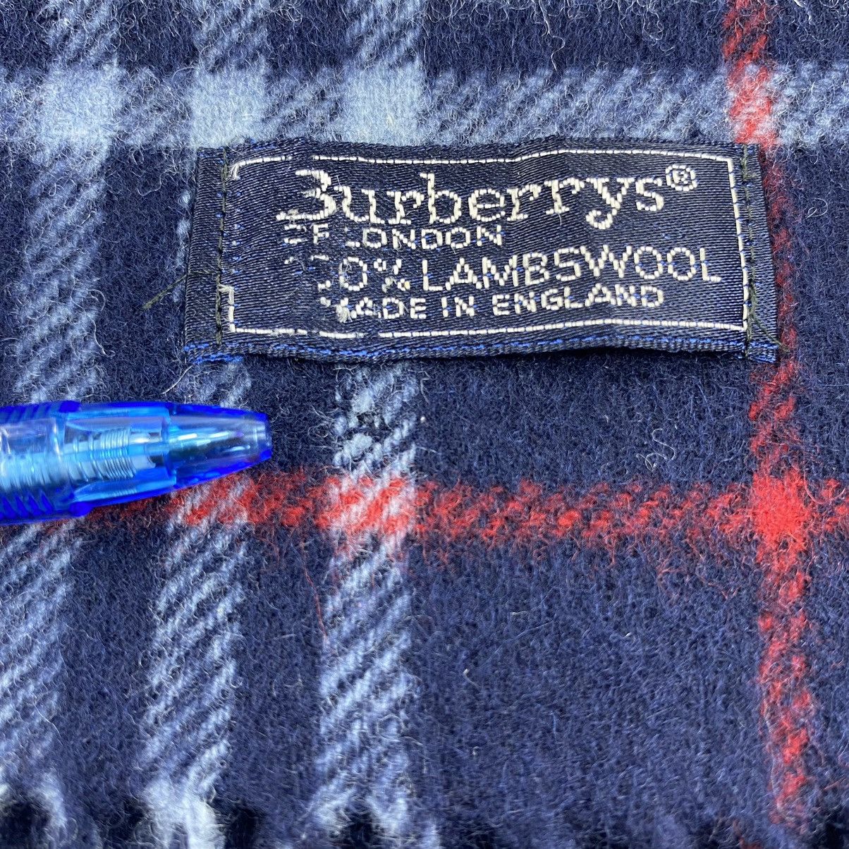 Burberry × Vintage Burberrys Scarf # D300 # Muffler # Neckwear Size ONE SIZE - 9 Thumbnail