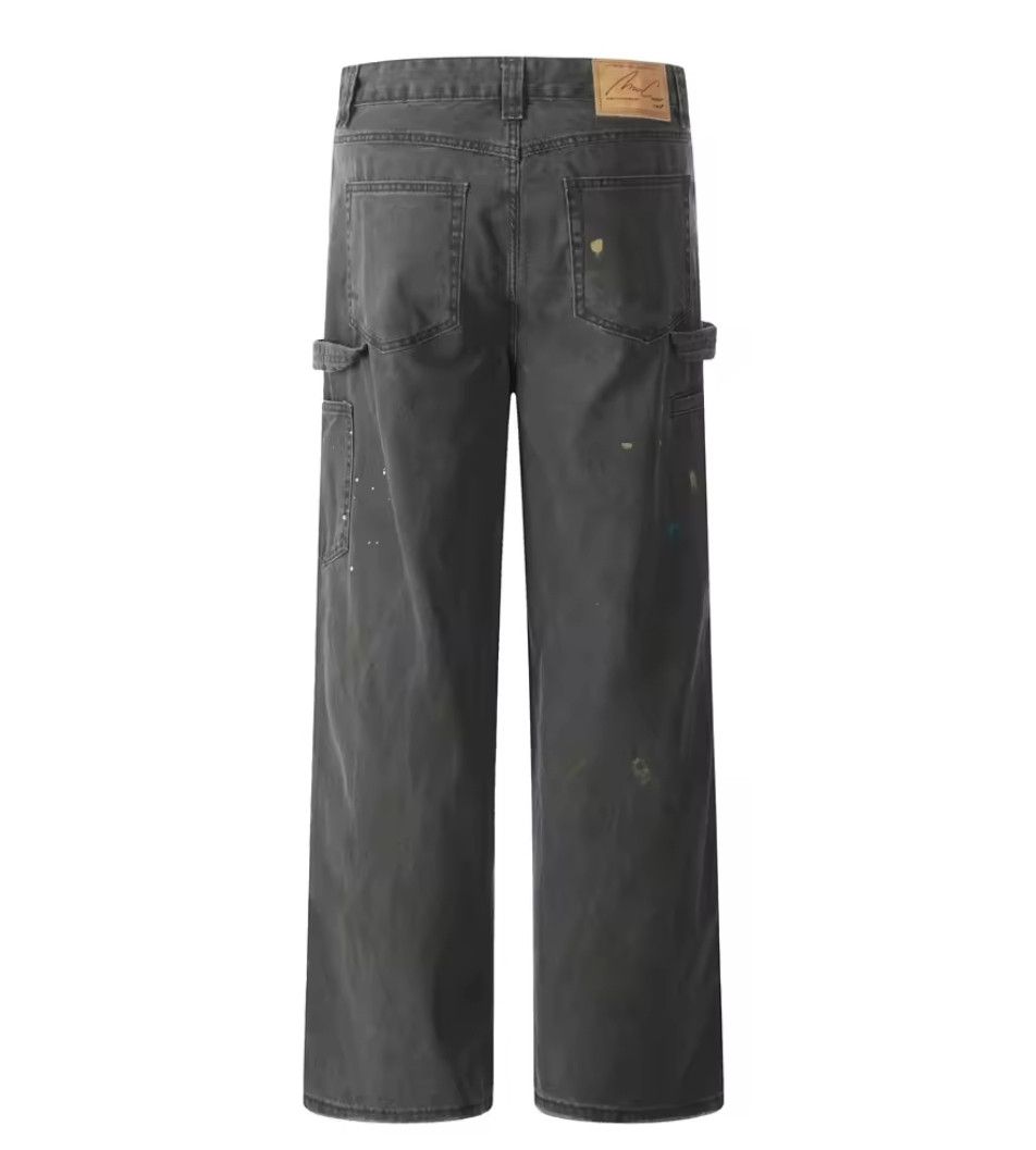 Jean × Vintage Vintage Ink Splashed Washed Distressed Jeans Size US 29 - 3 Thumbnail
