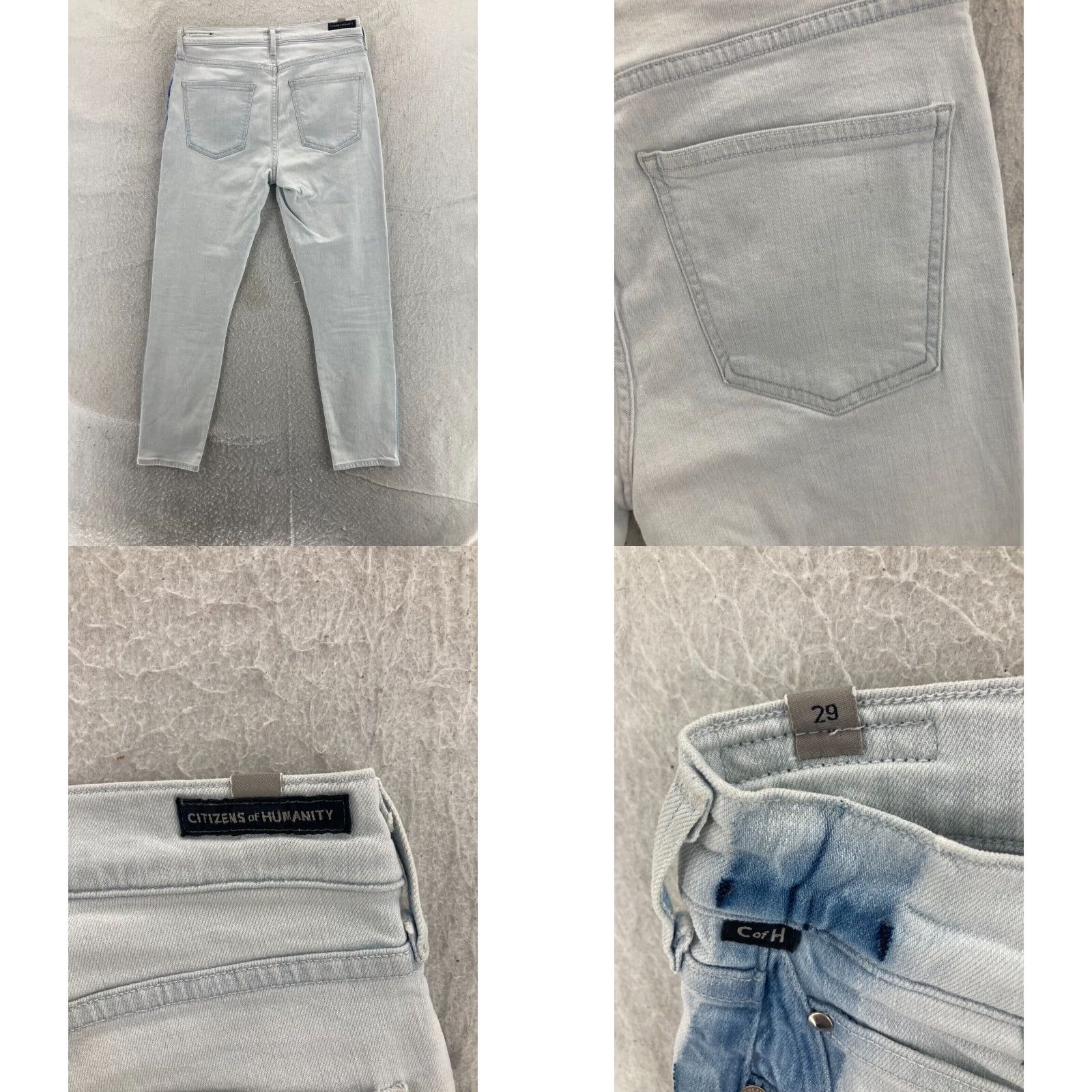 Citizens Of Humanity Citizen of Humanity Womens Slim Fit Blue Jeans, 29x25 Size 29" - 8 Thumbnail
