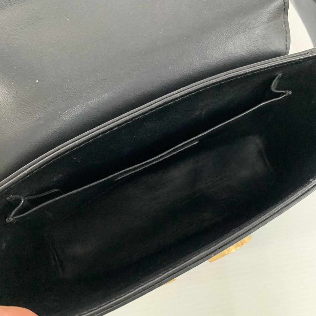 Dior Christian Dior Leather Black Crossbody Bag Size ONE SIZE - 14 Thumbnail