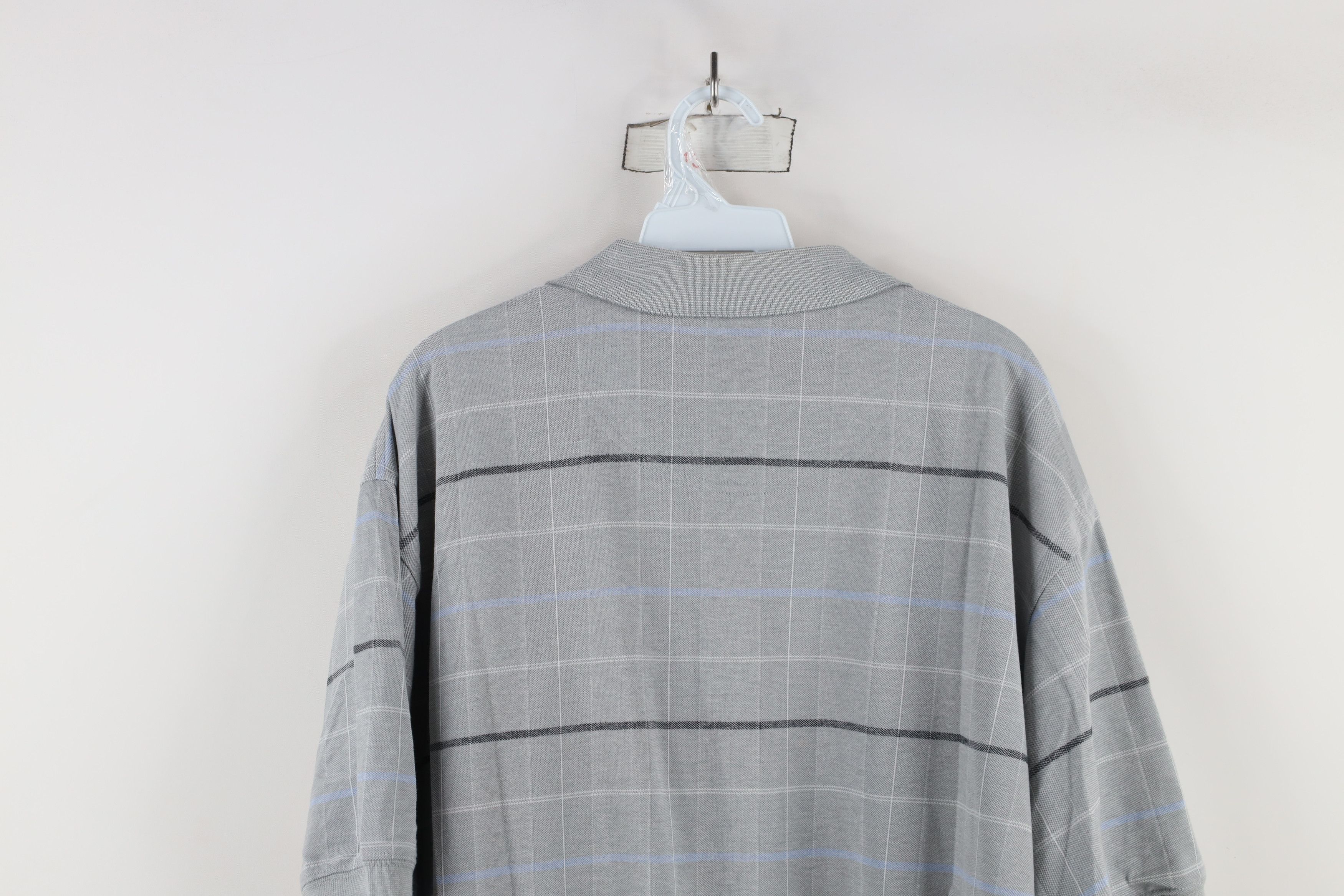 Vintage Vintage 90s Y2K Streetwear Knit Collared Pullover Polo Shirt Size US XXL / EU 58 / 5 - 8 Thumbnail