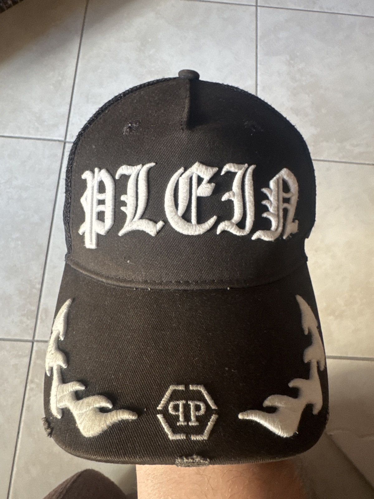 Philipp Plein BASEBALL CAP GOTHIC PLEIN Size ONE SIZE - 9 Thumbnail